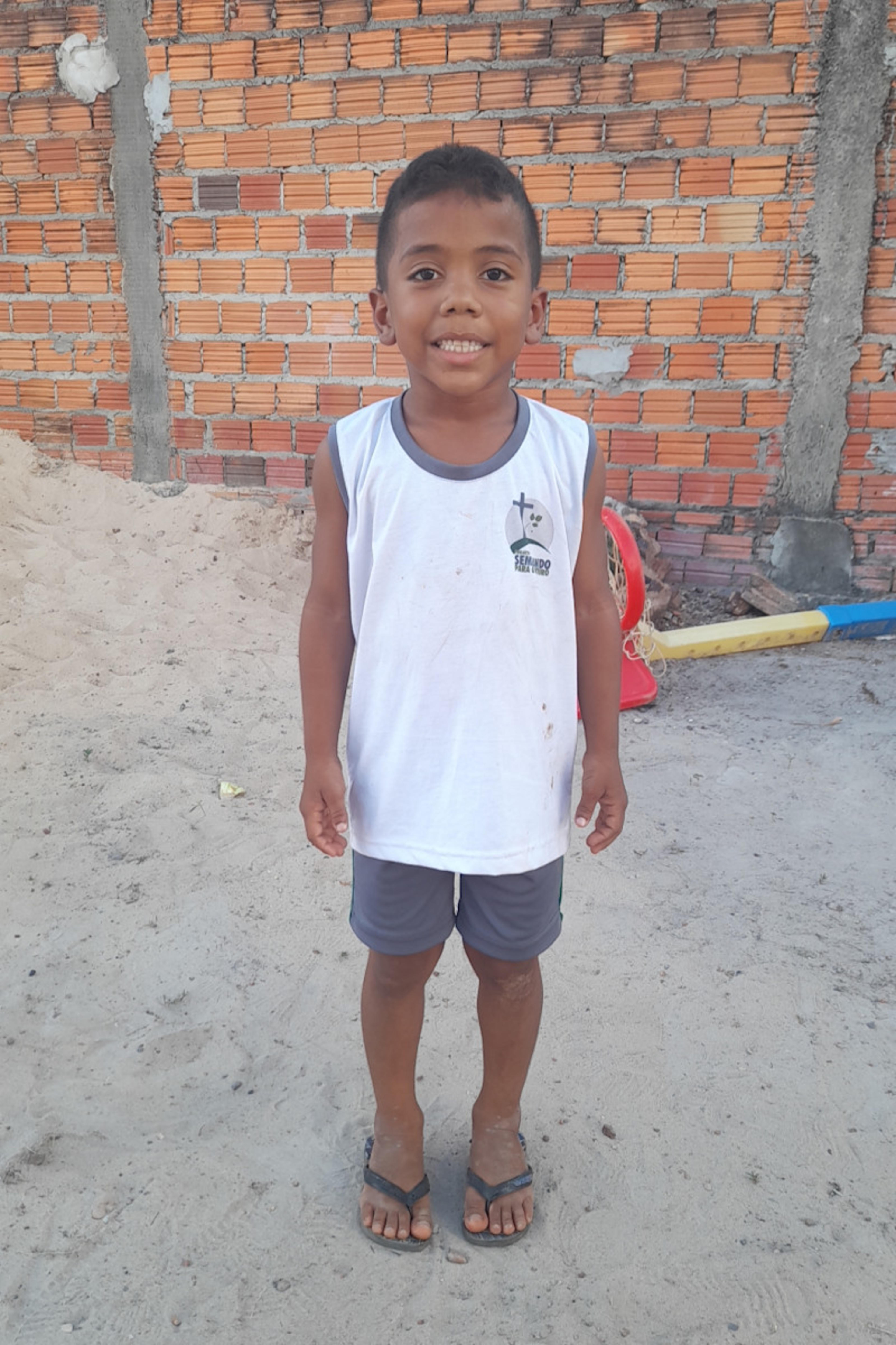 An unsponsored boy named Levy from Brazil who has waited 336 days for a sponsor.