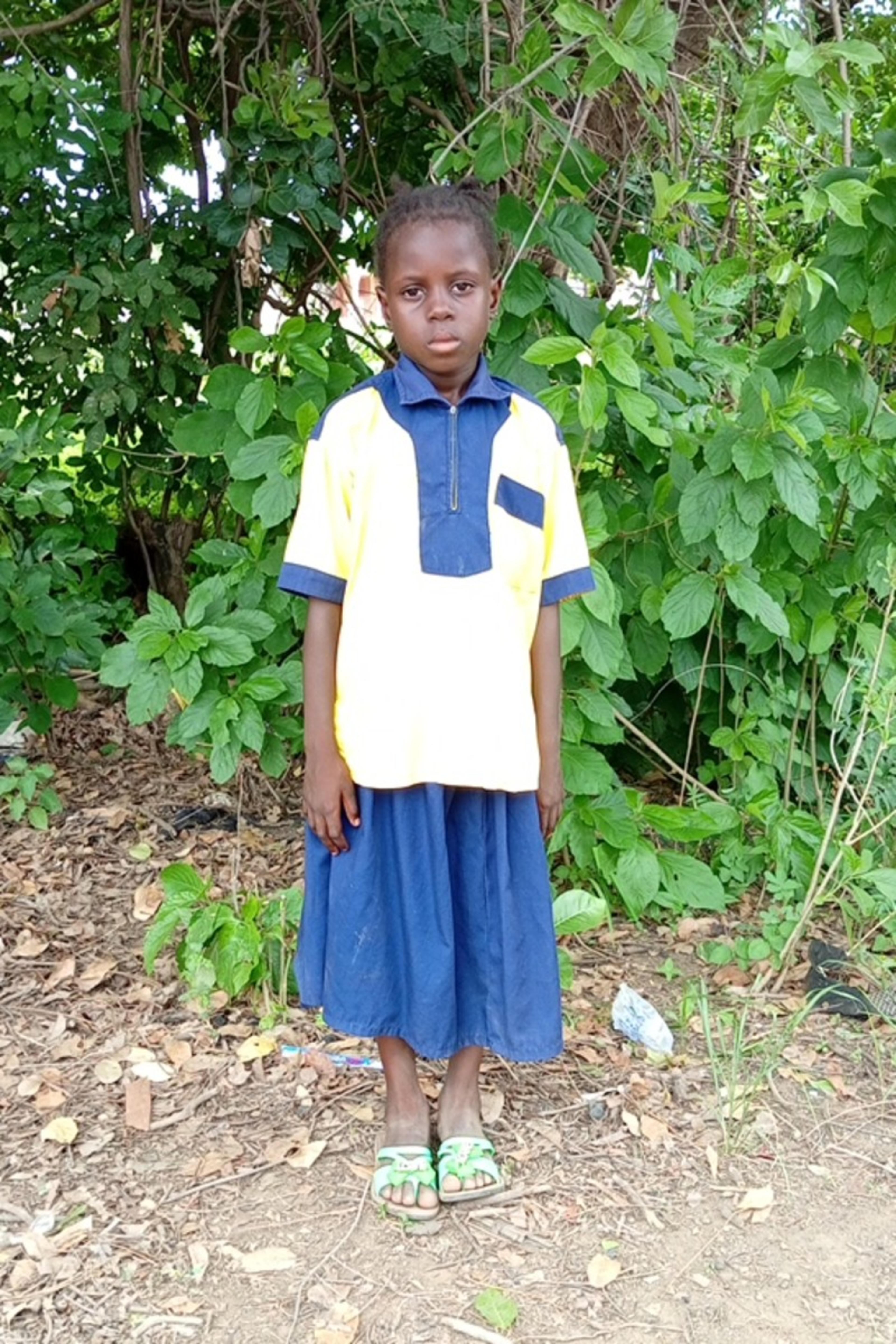 An unsponsored girl named Josiane from Burkina Faso who lives in an AIDS-affected area, is vulnerable to exploitation and has waited 481 days for a sponsor.