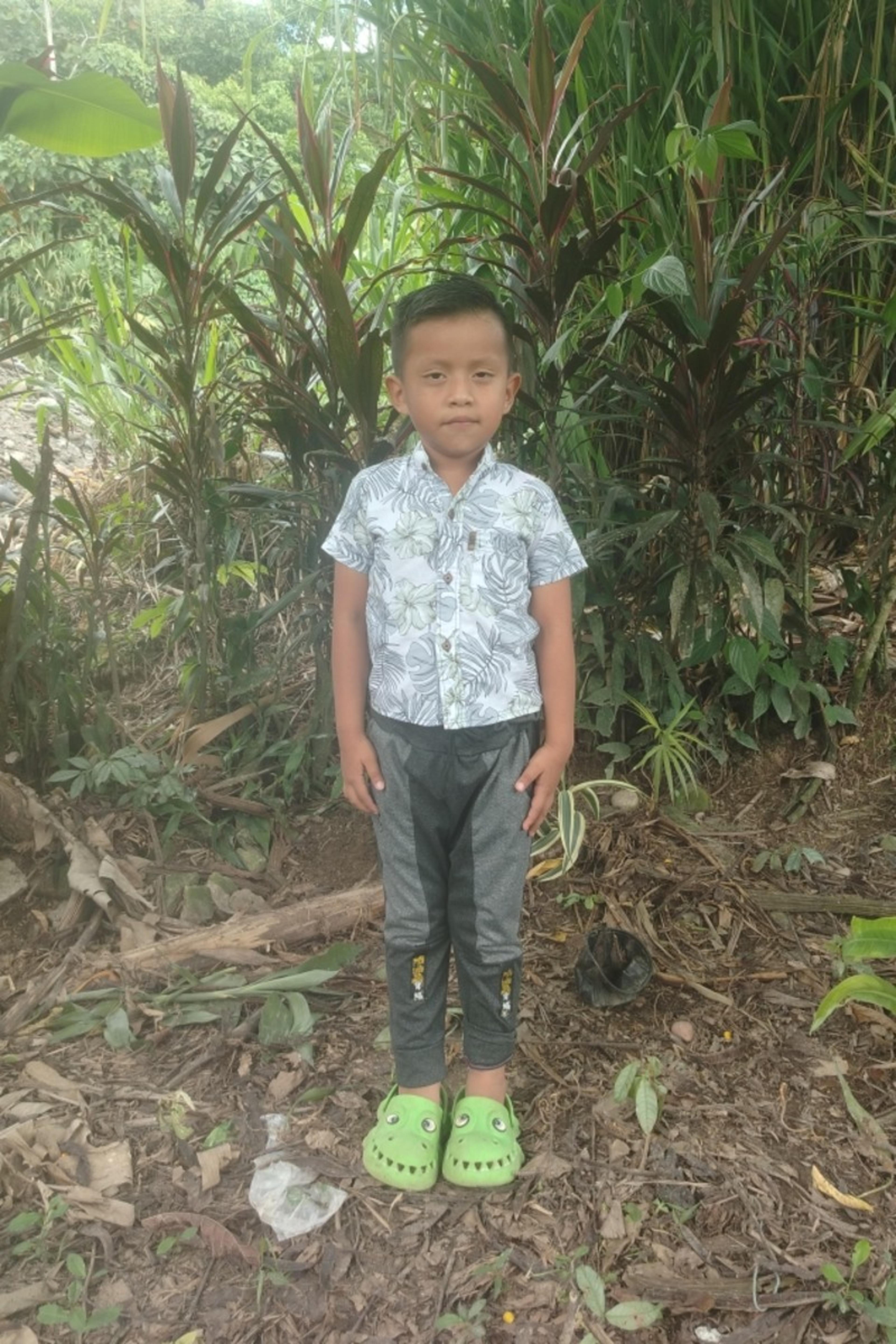 An unsponsored boy named Emir from Ecuador who has waited 650 days for a sponsor.