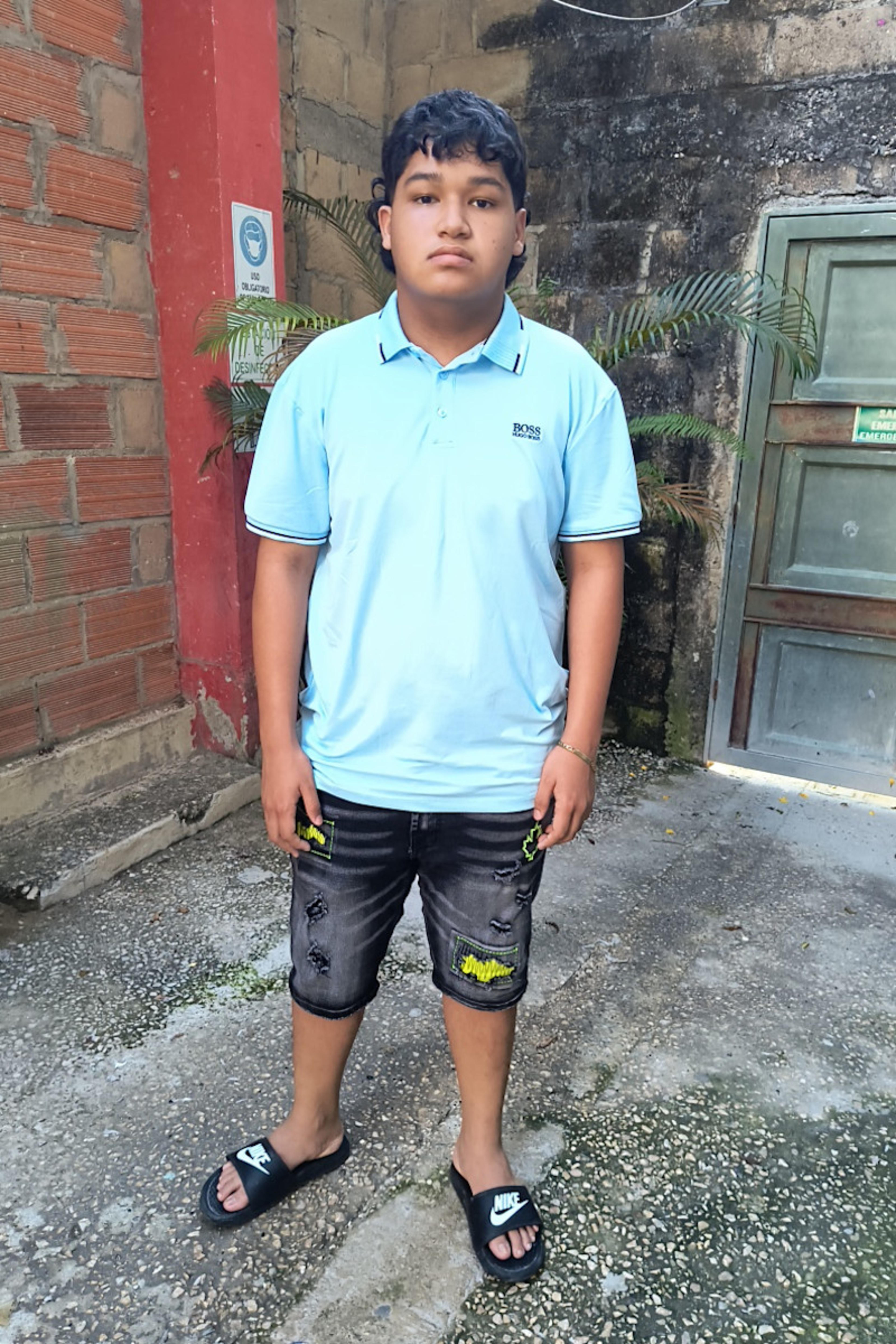 An unsponsored boy named Angel from Colombia who has waited 605 days for a sponsor.