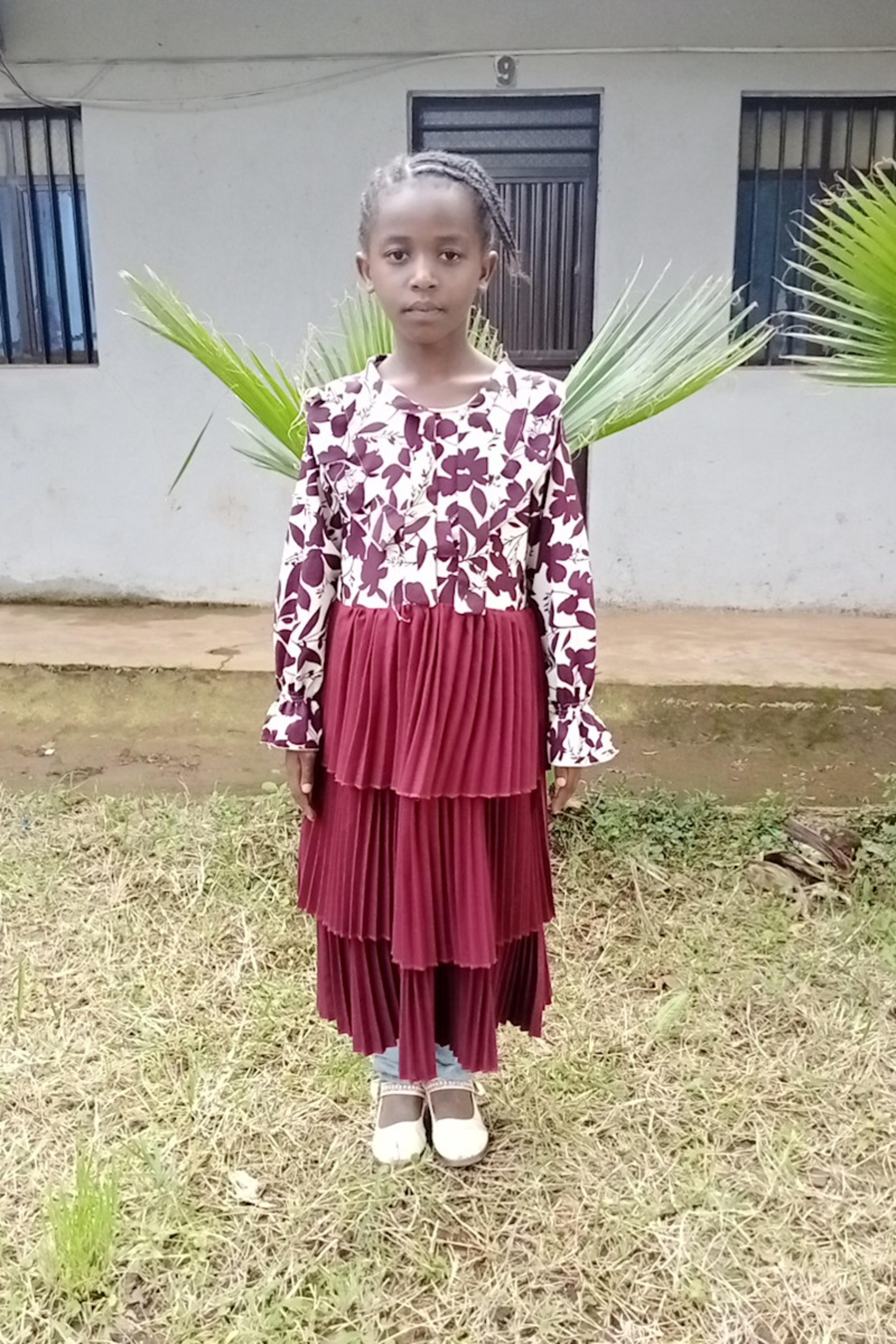 An unsponsored girl named Mekedes from Ethiopia who lives in an AIDS-affected area, is vulnerable to exploitation and has waited 288 days for a sponsor.