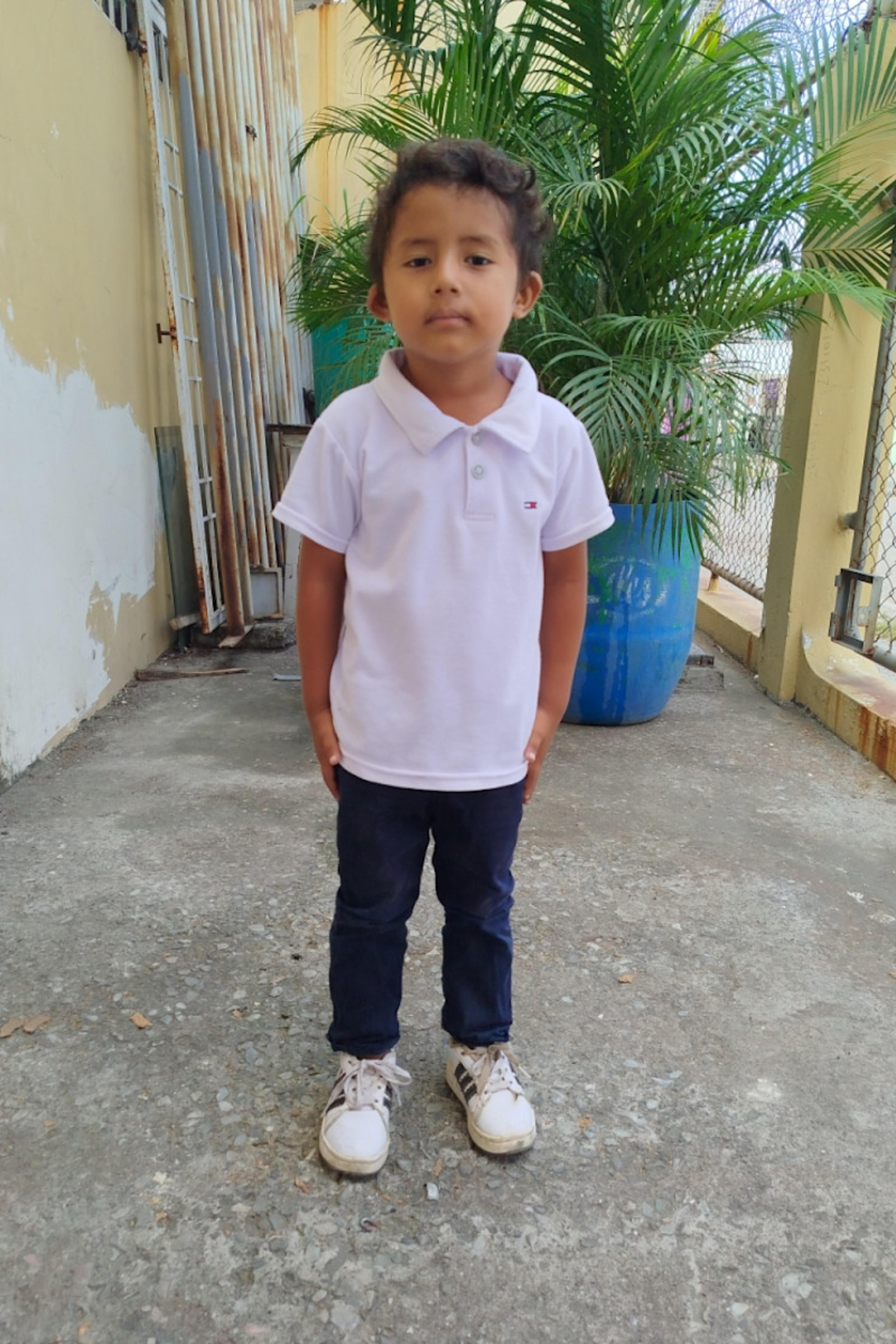 An unsponsored boy named Brayden from Ecuador who has waited 438 days for a sponsor.