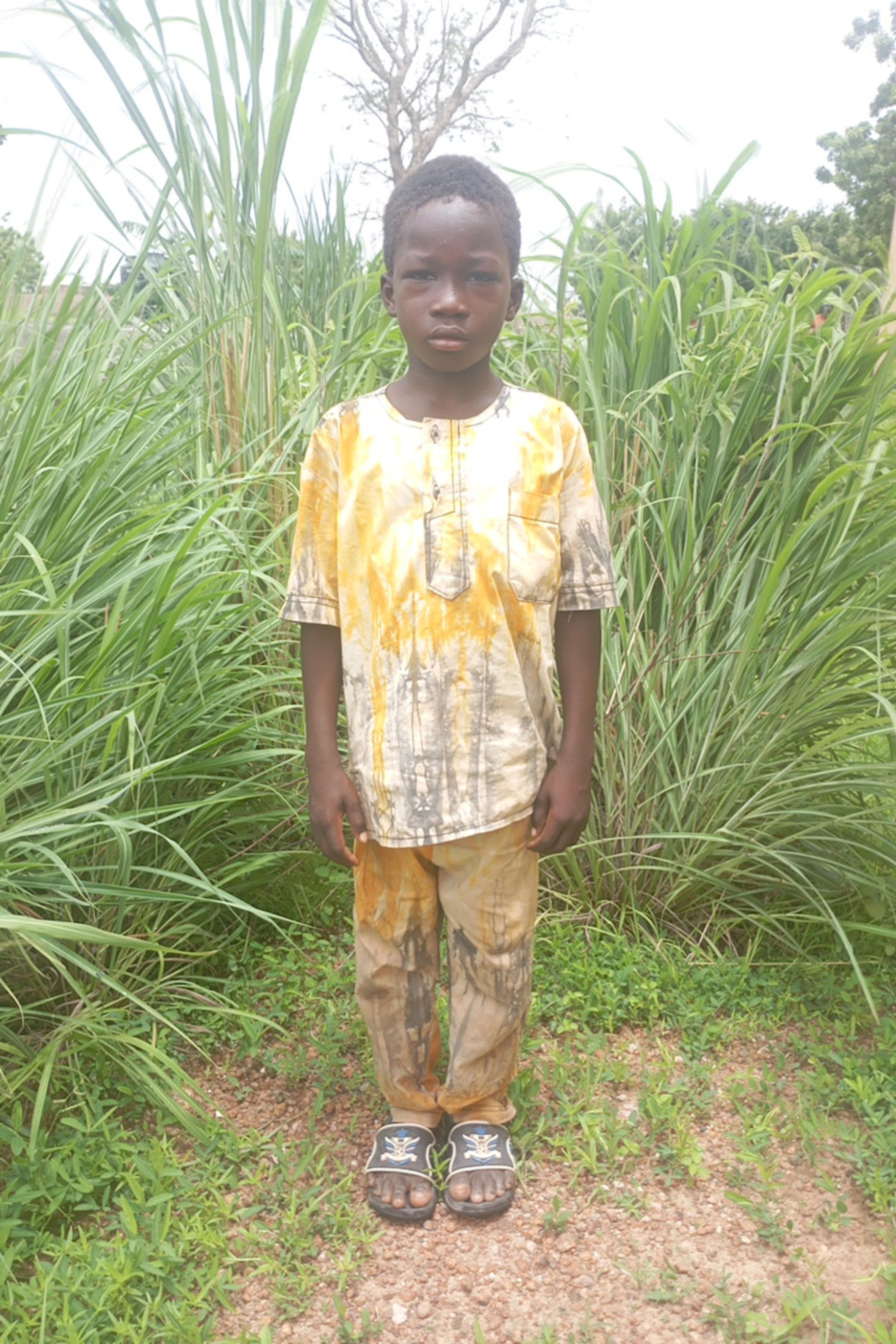 An unsponsored boy named Gérard from Burkina Faso who lives in an AIDS-affected area, is vulnerable to exploitation and has waited 620 days for a sponsor.
