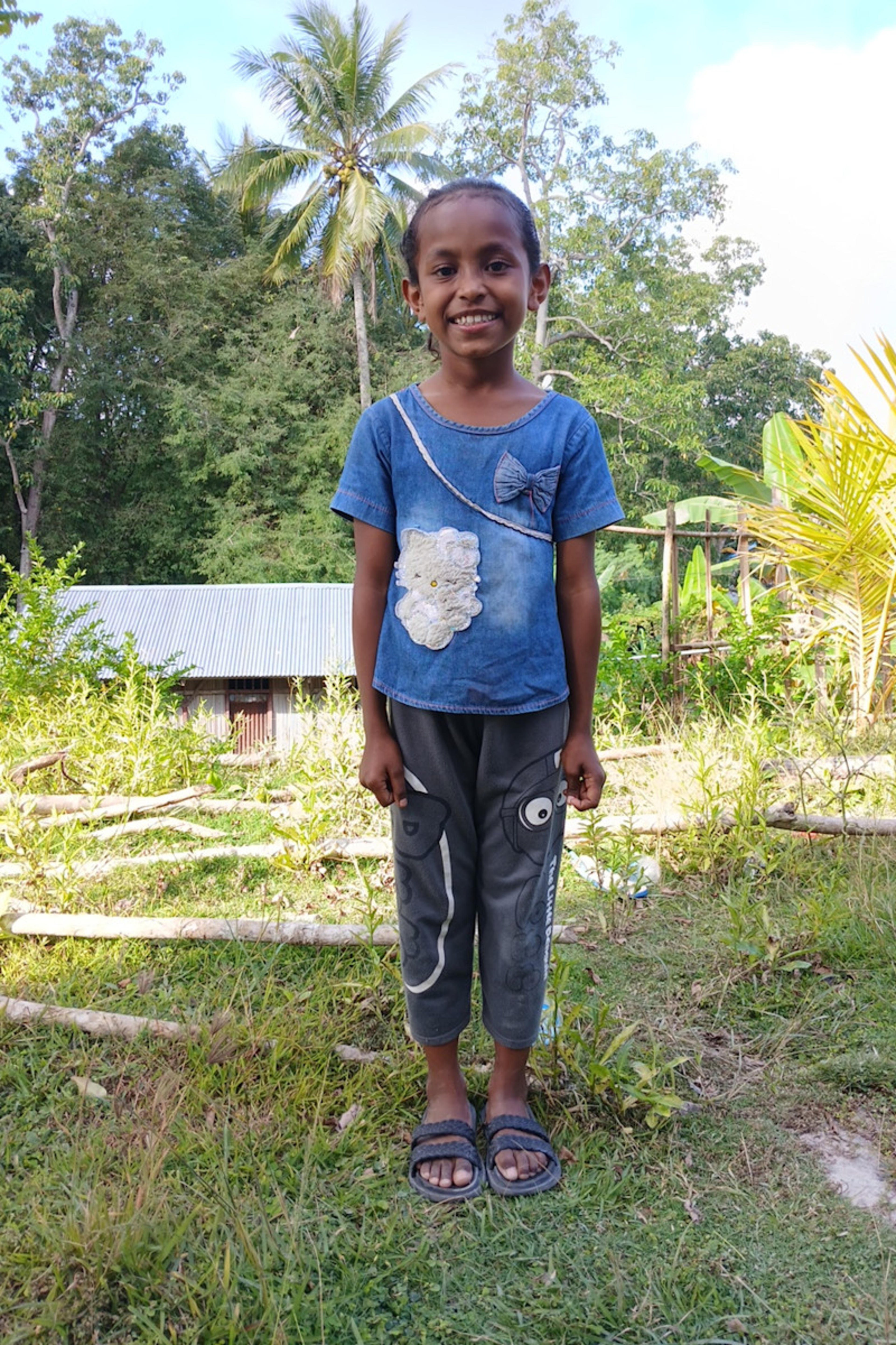 An unsponsored girl named Yolan from Indonesia who has waited 155 days for a sponsor.