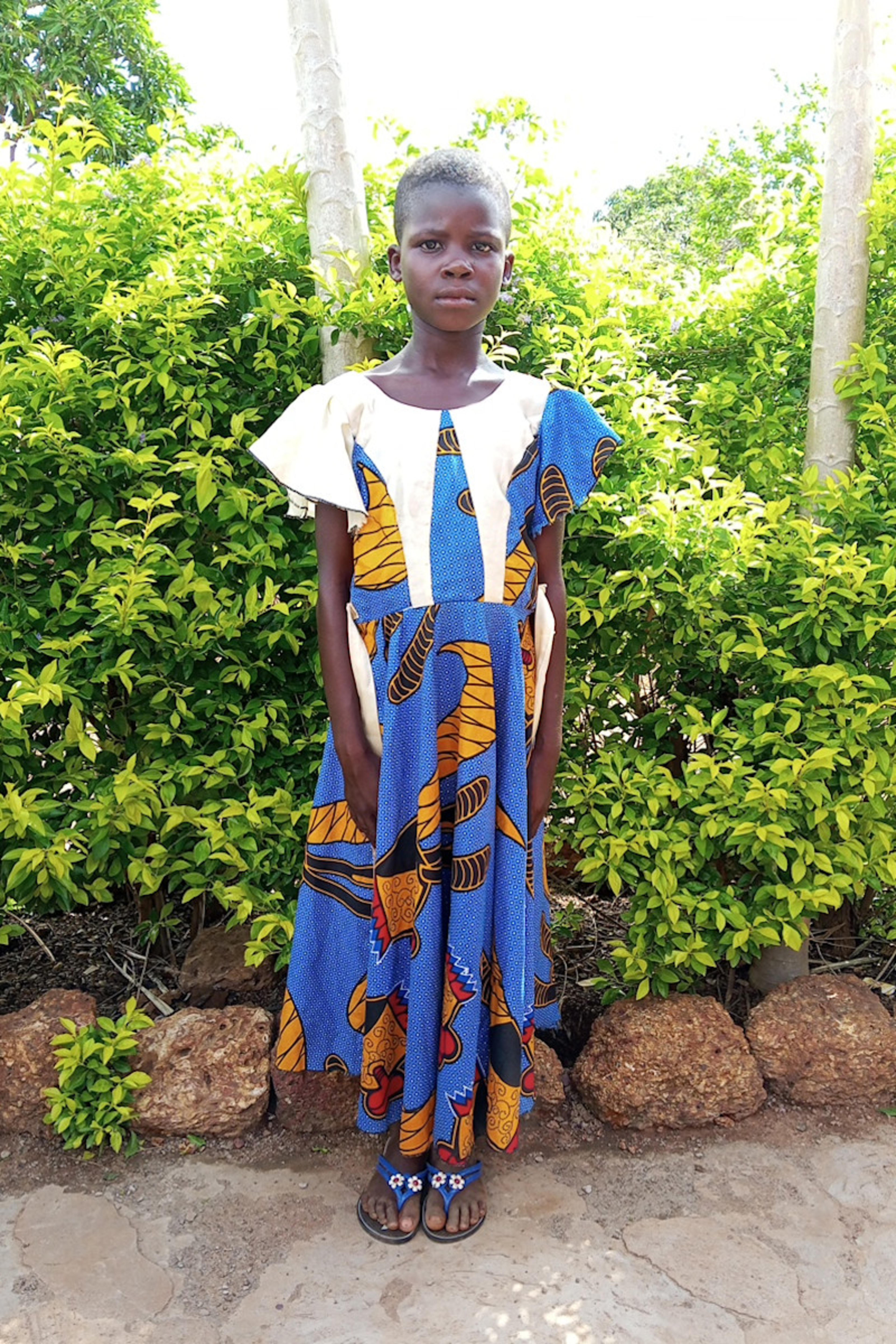 An unsponsored girl named Therese from Burkina Faso who lives in an AIDS-affected area, is vulnerable to exploitation and has waited 615 days for a sponsor.