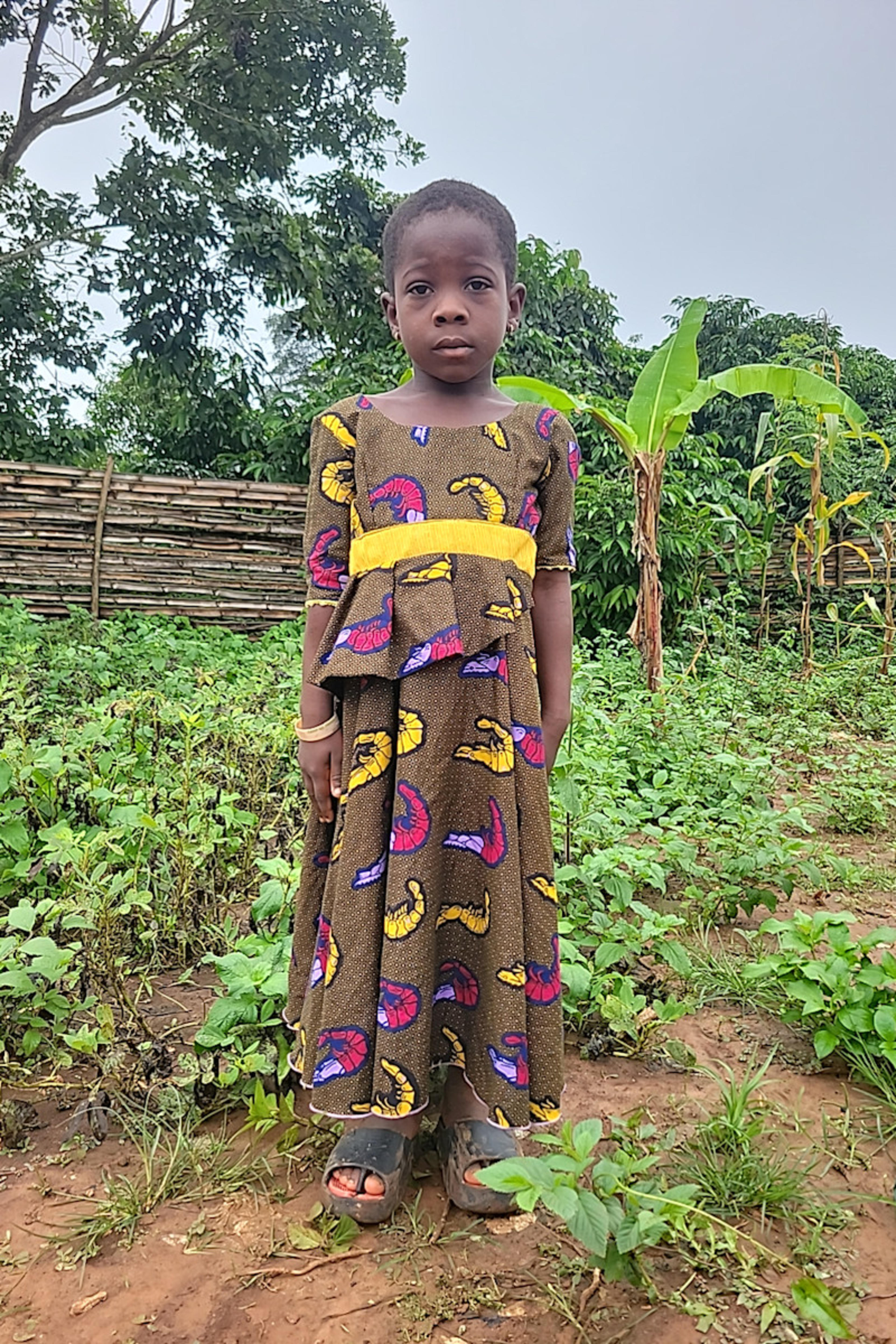 An unsponsored girl named Charlotte from Togo who lives in an AIDS-affected area, is vulnerable to exploitation and has waited 284 days for a sponsor.