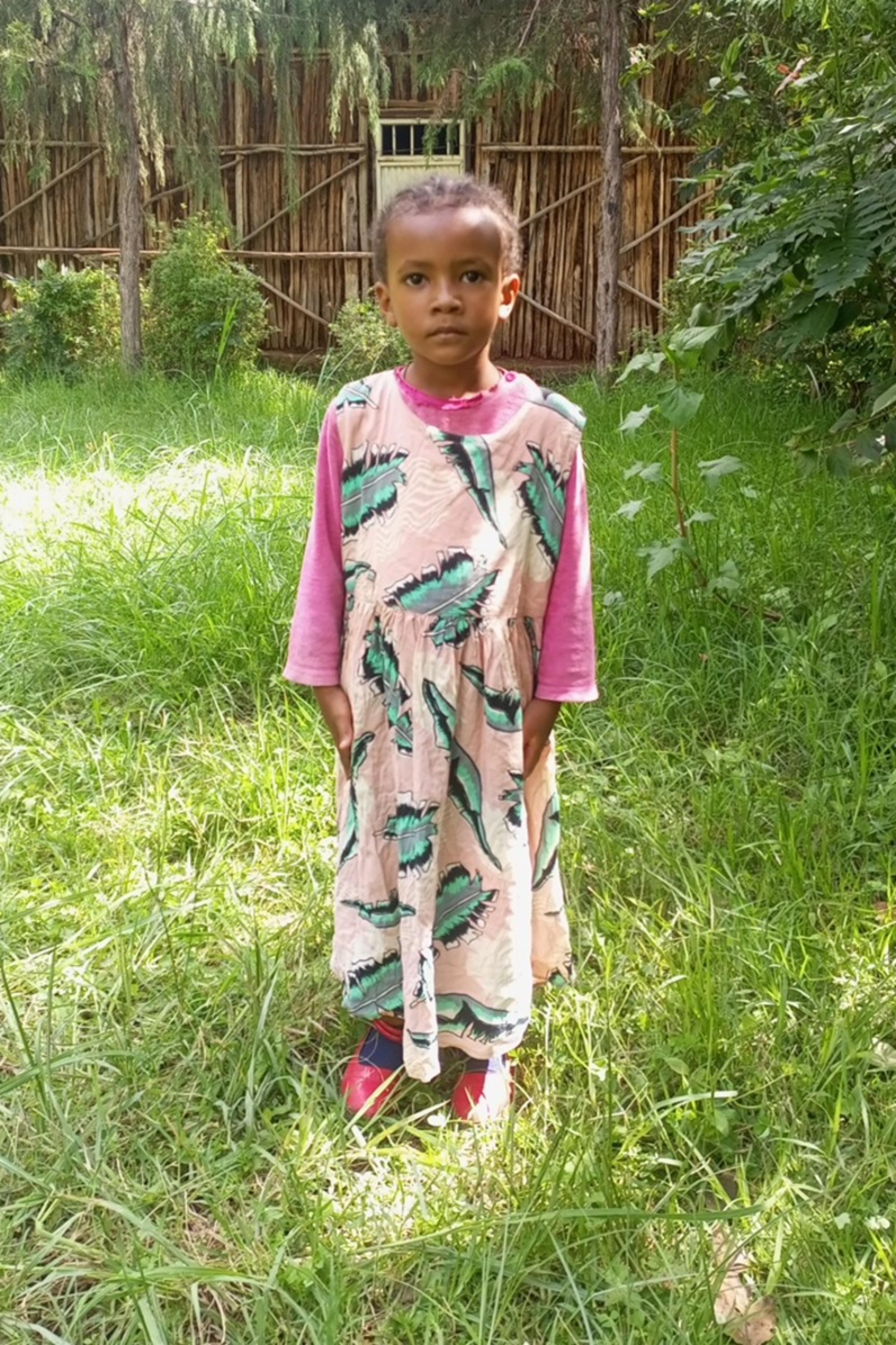 An unsponsored girl named Ferhewat from Ethiopia who lives in an AIDS-affected area, is vulnerable to exploitation and has waited 618 days for a sponsor.