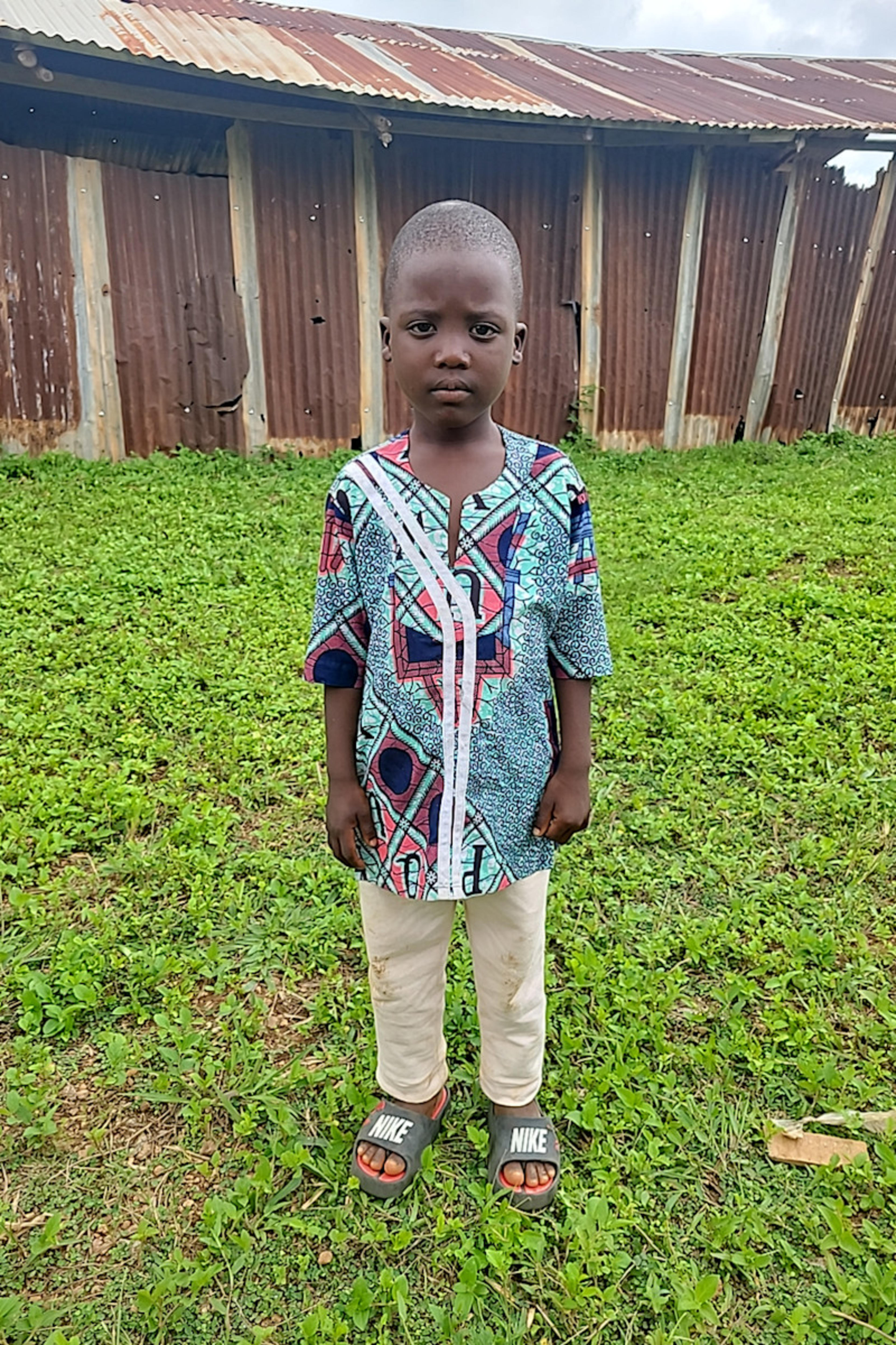 An unsponsored boy named Ferd from Togo who lives in an AIDS-affected area, is vulnerable to exploitation and has waited 580 days for a sponsor.