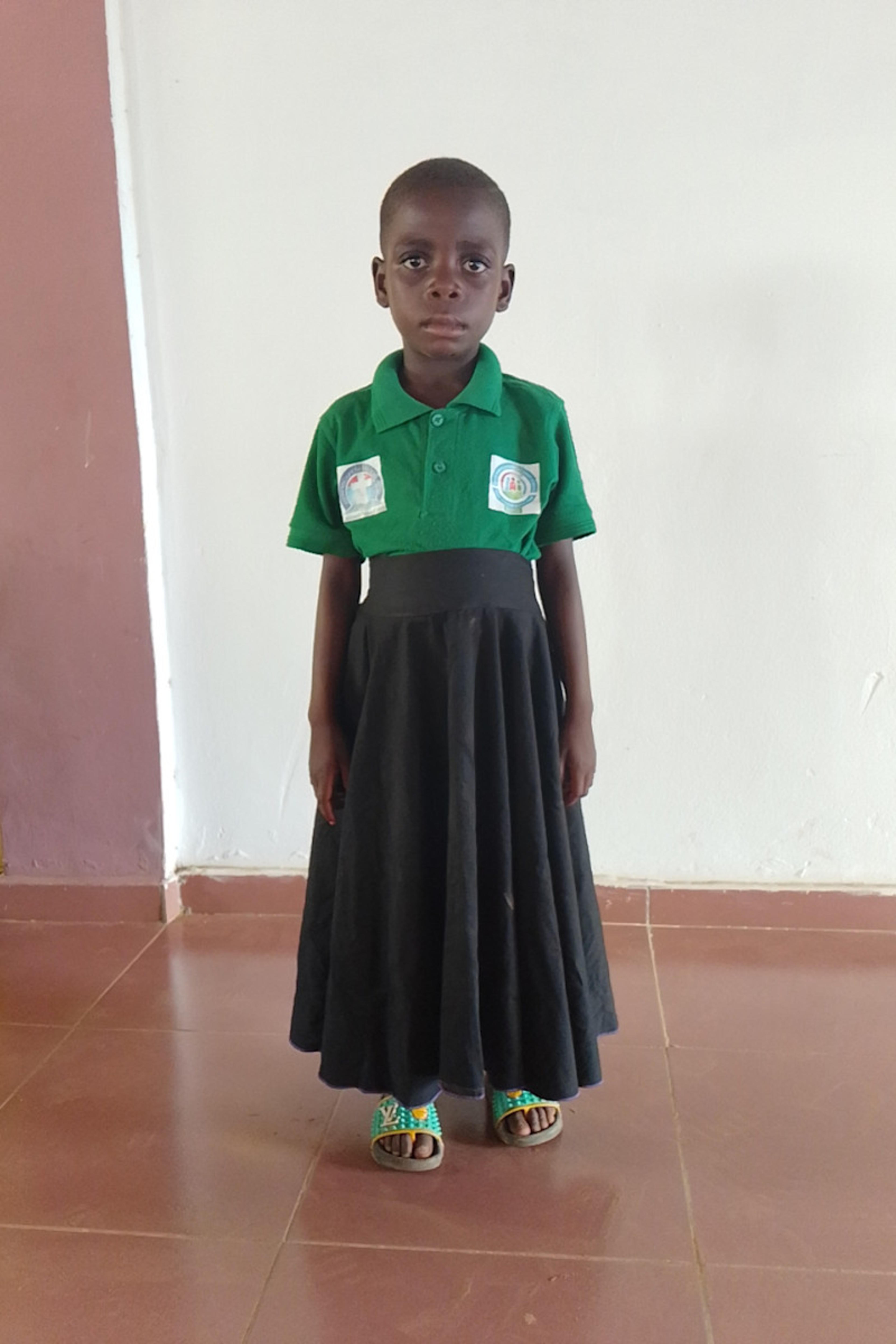 An unsponsored girl named Ramdana from Togo who lives in an AIDS-affected area, is vulnerable to exploitation and has waited 621 days for a sponsor.