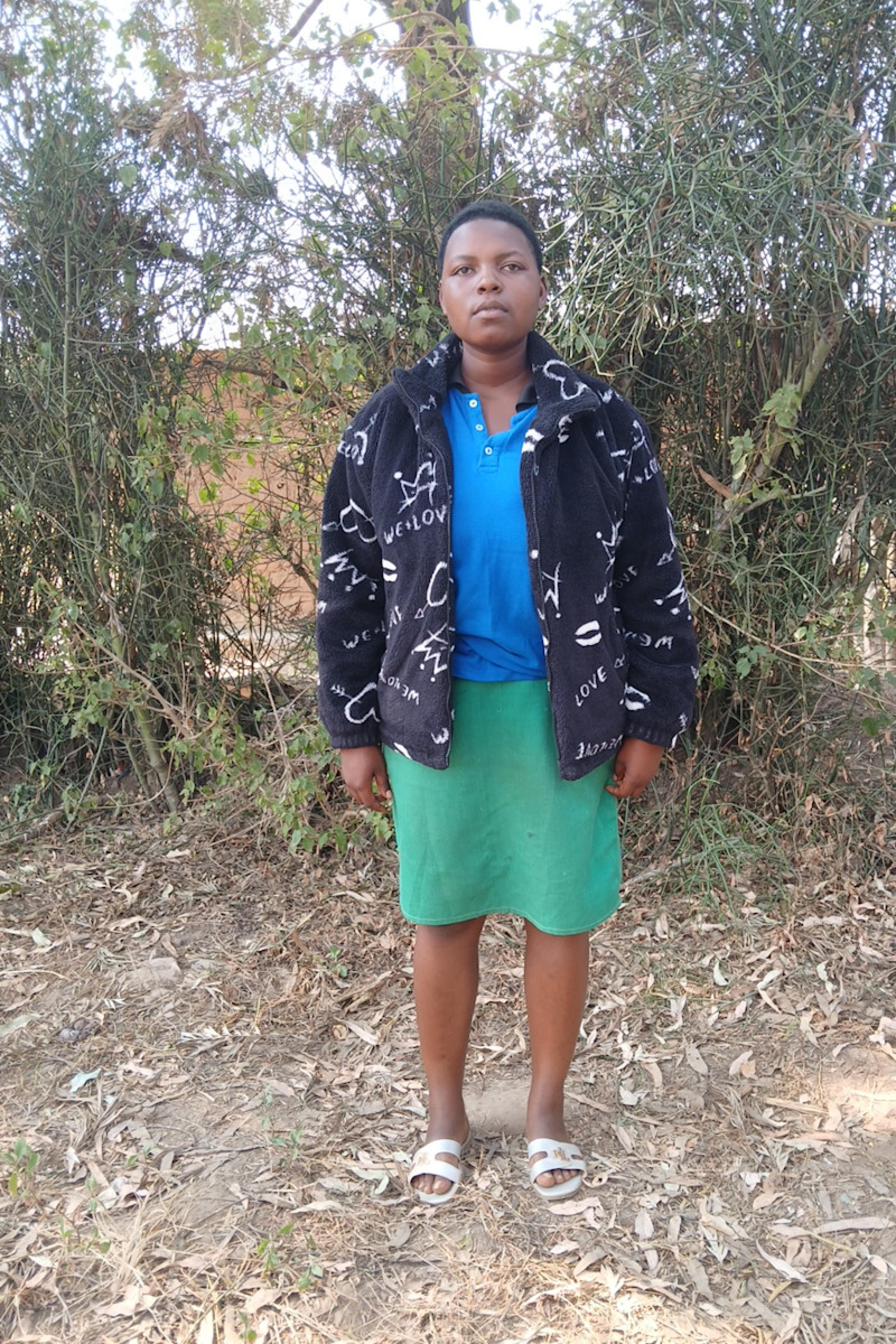 An unsponsored girl named Mukamana from Rwanda who lives in an AIDS-affected area, is vulnerable to exploitation and has waited 506 days for a sponsor.