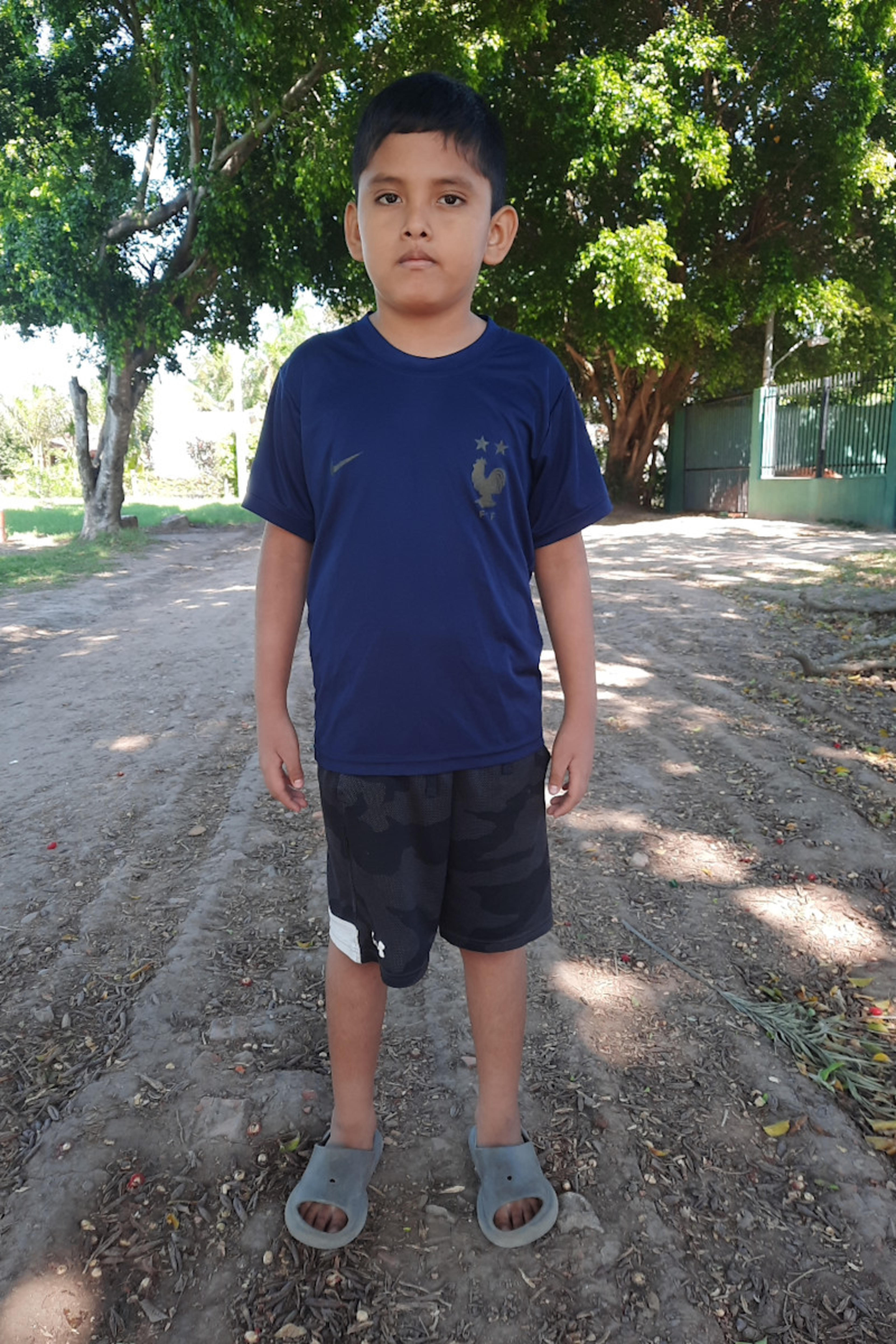 An unsponsored boy named Brian from Bolivia who has waited 370 days for a sponsor.
