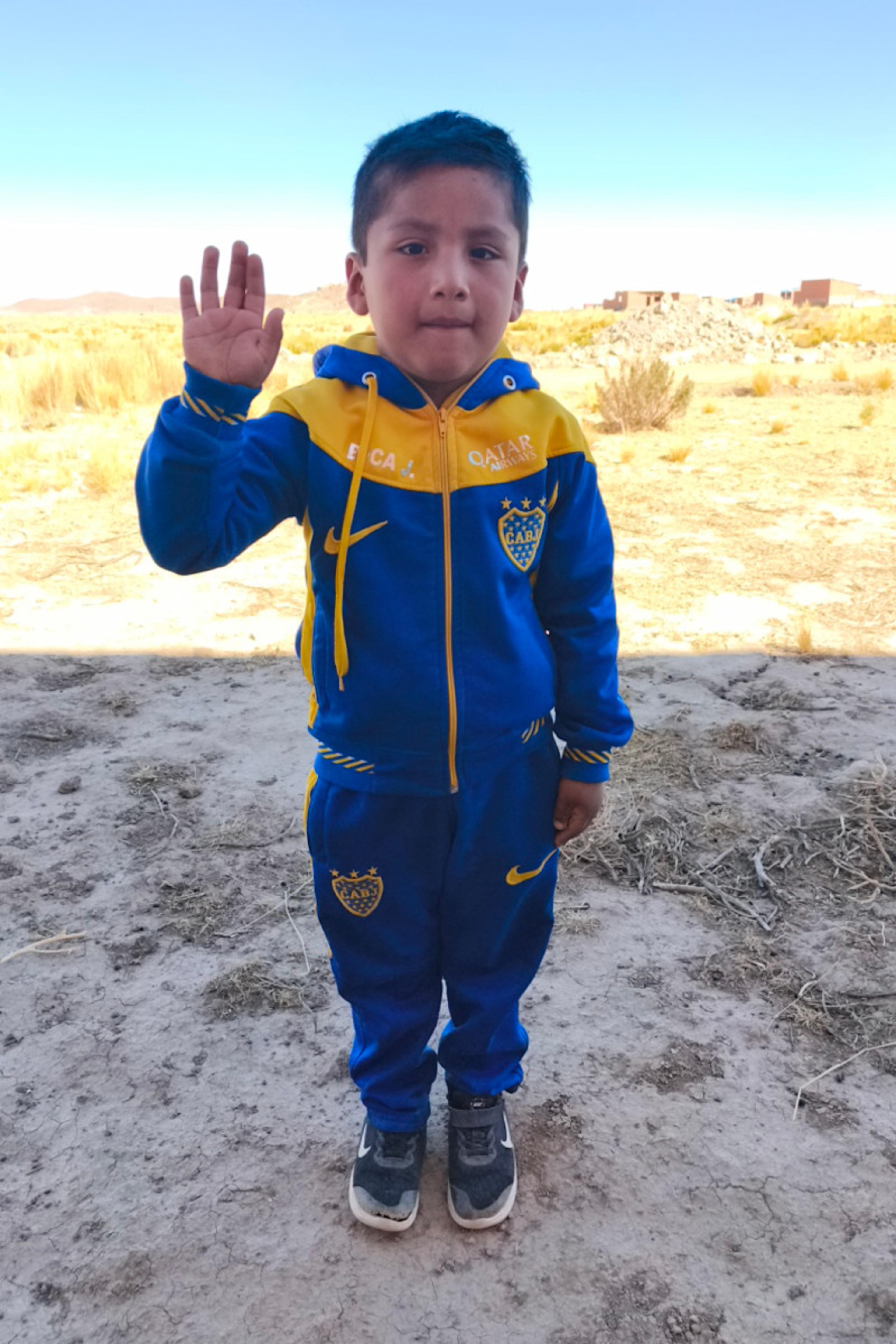 An unsponsored boy named Leonil from Bolivia who has waited 600 days for a sponsor.