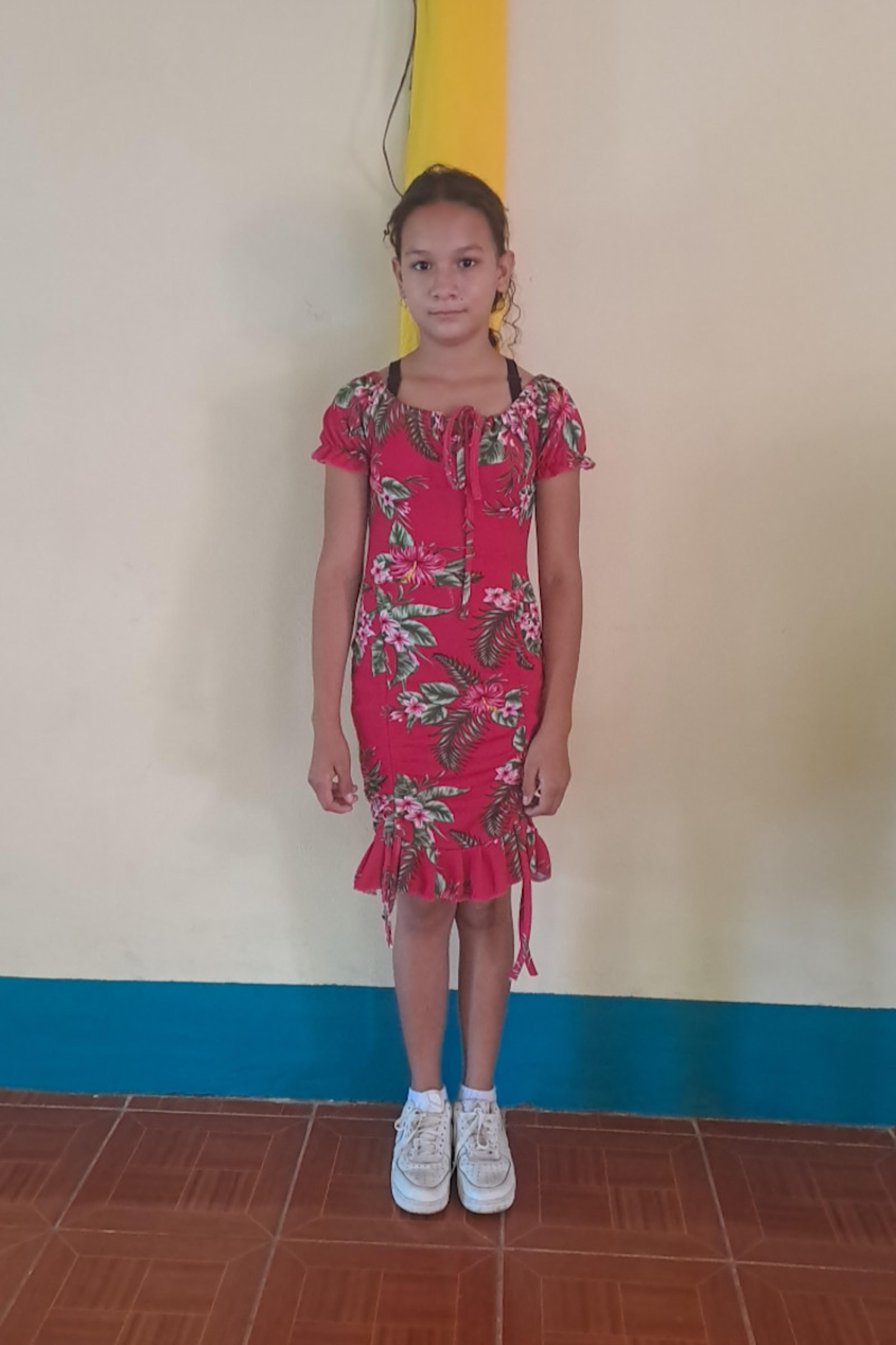 An unsponsored girl named Lesbia from Nicaragua who has waited 612 days for a sponsor.