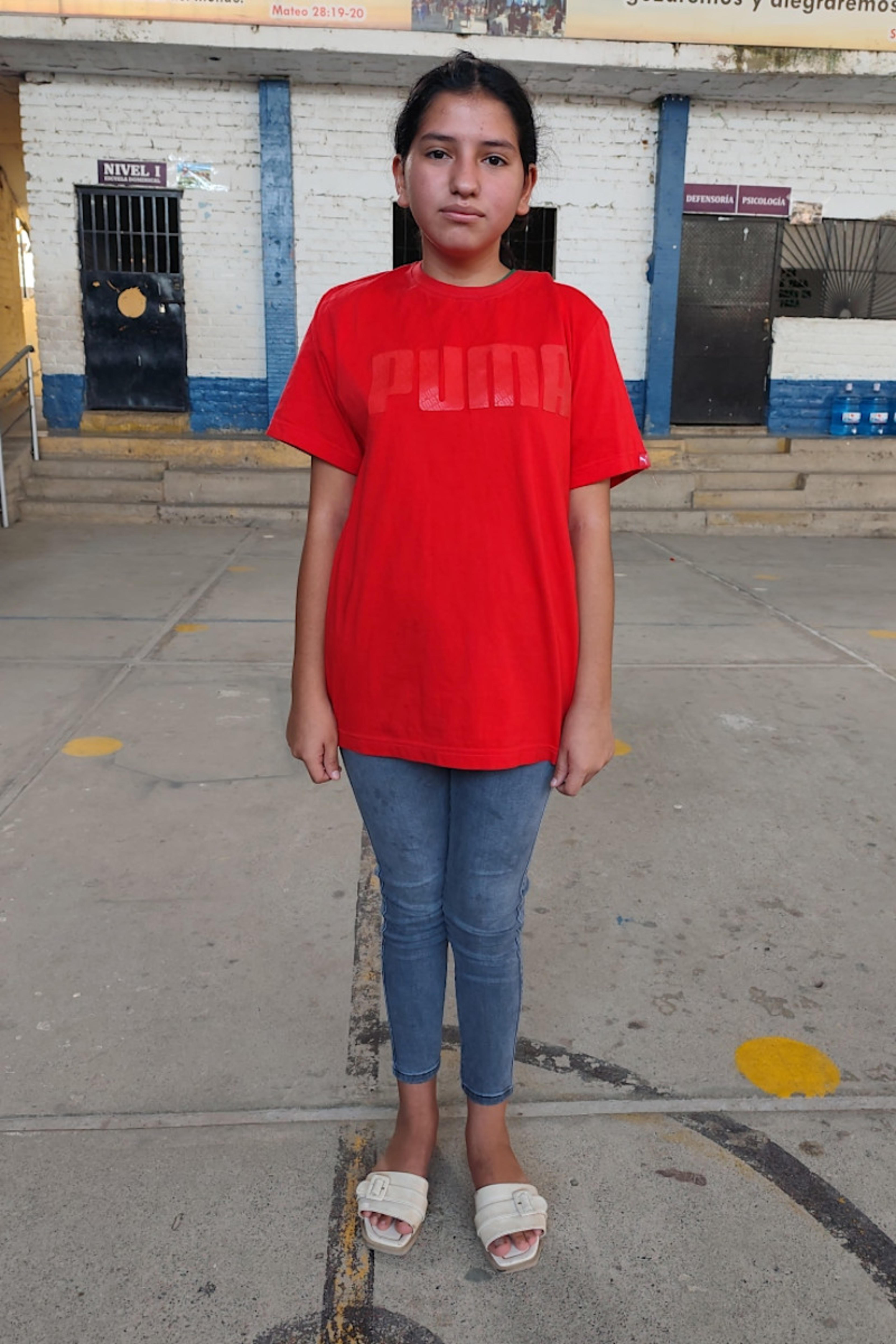 An unsponsored girl named Angie from Peru who has waited 8 days for a sponsor.