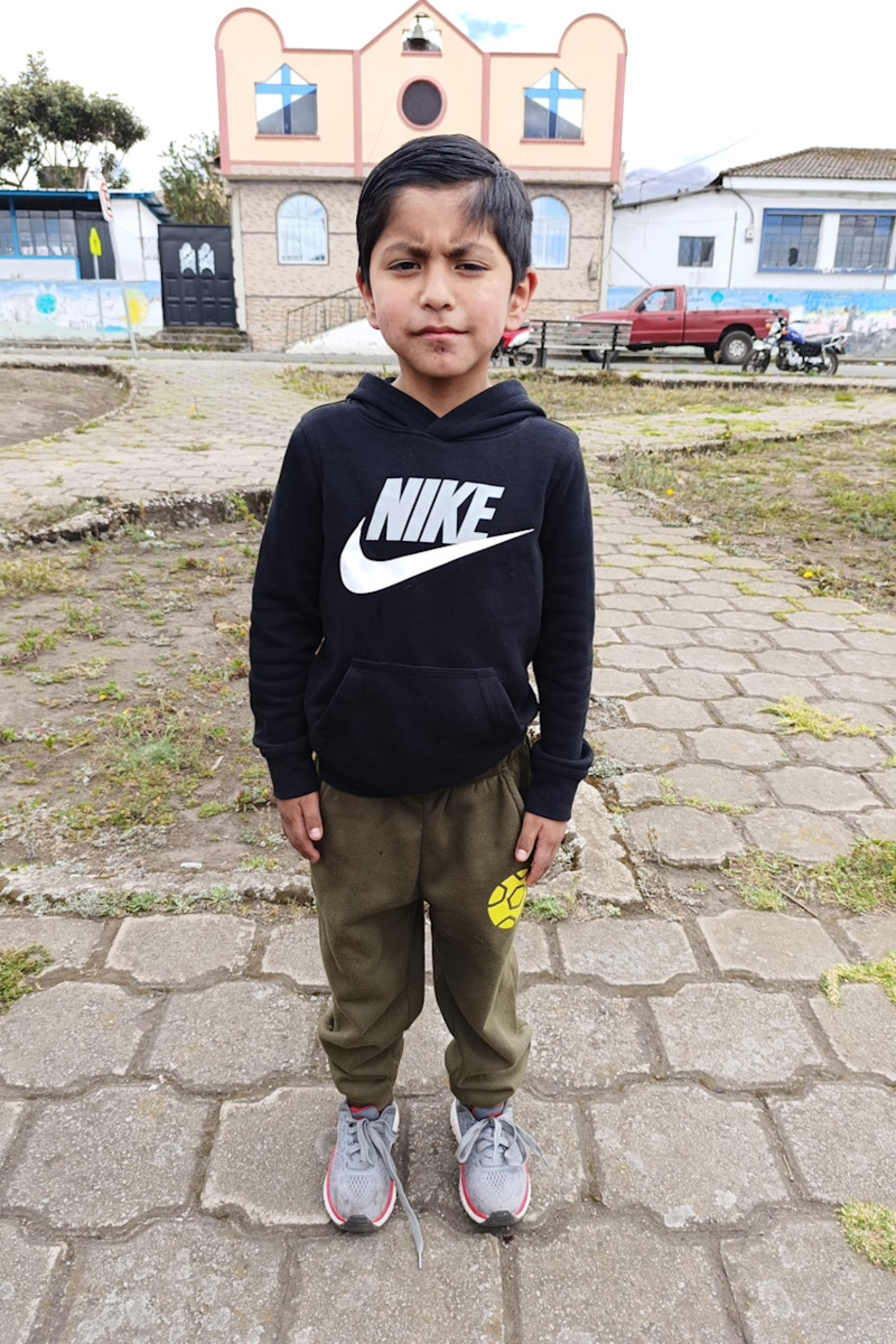 An unsponsored boy named David from Ecuador who has waited 583 days for a sponsor.