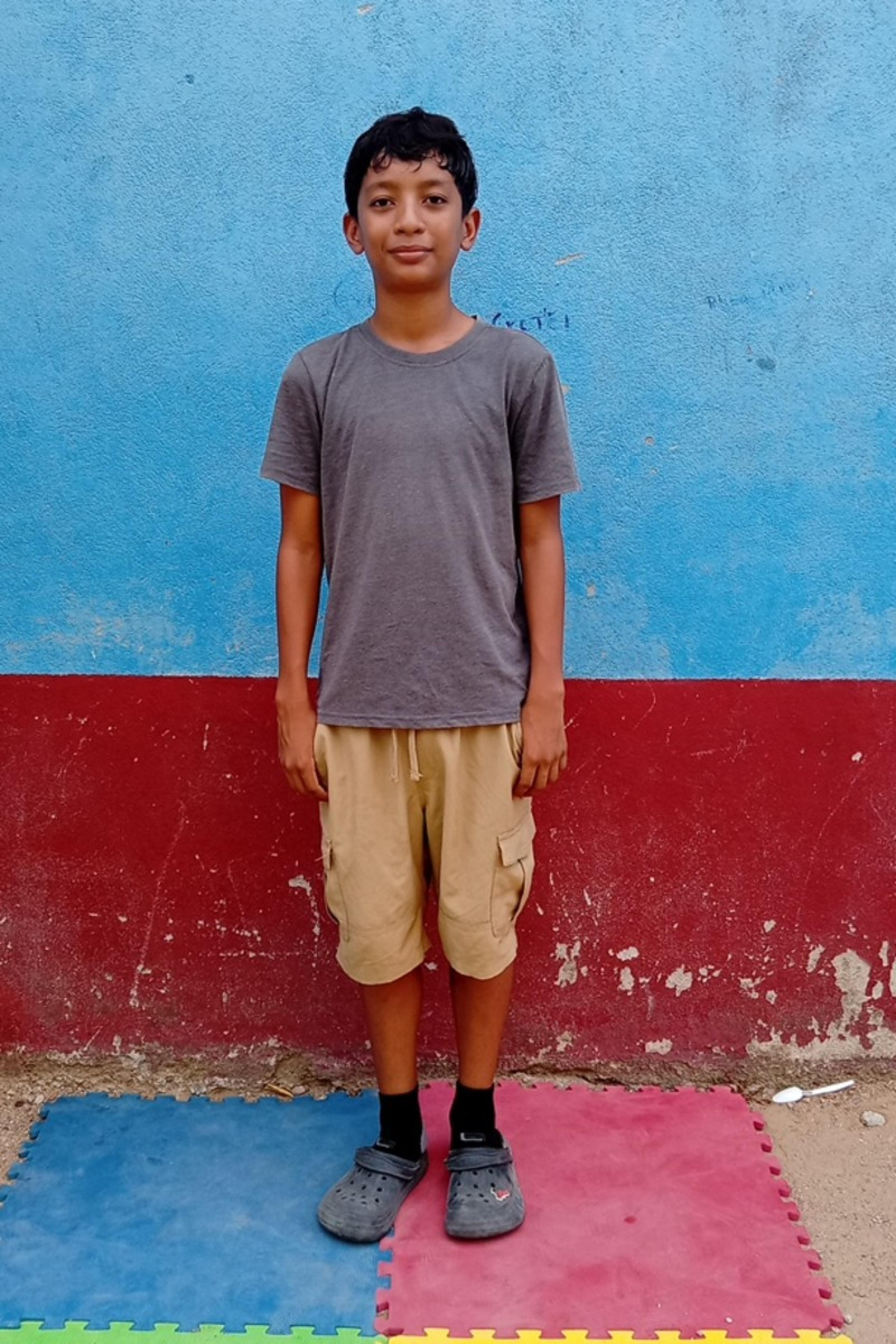 An unsponsored boy named Austin from Nicaragua who has waited 608 days for a sponsor.