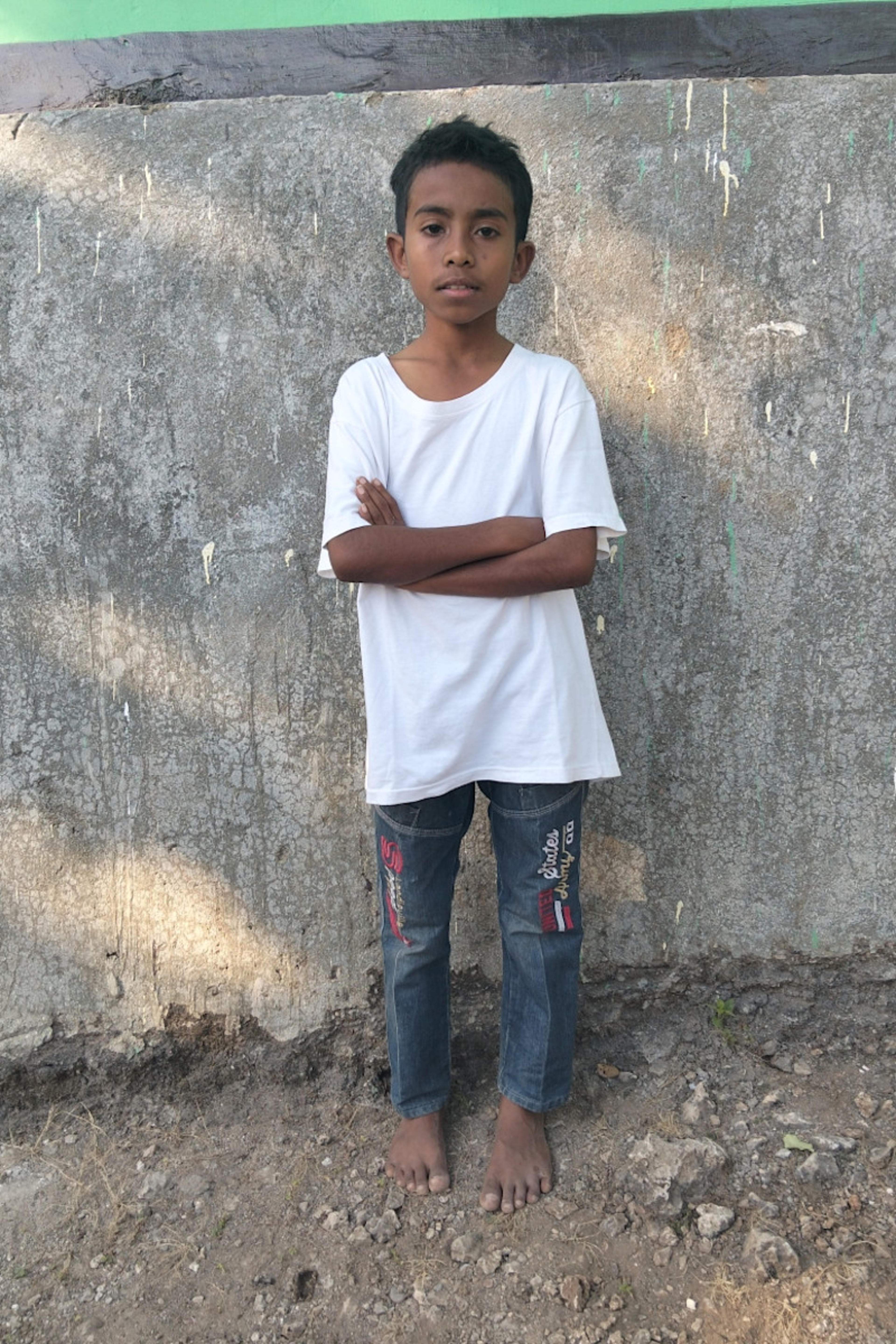An unsponsored boy named Gidion from Indonesia who has waited 600 days for a sponsor.