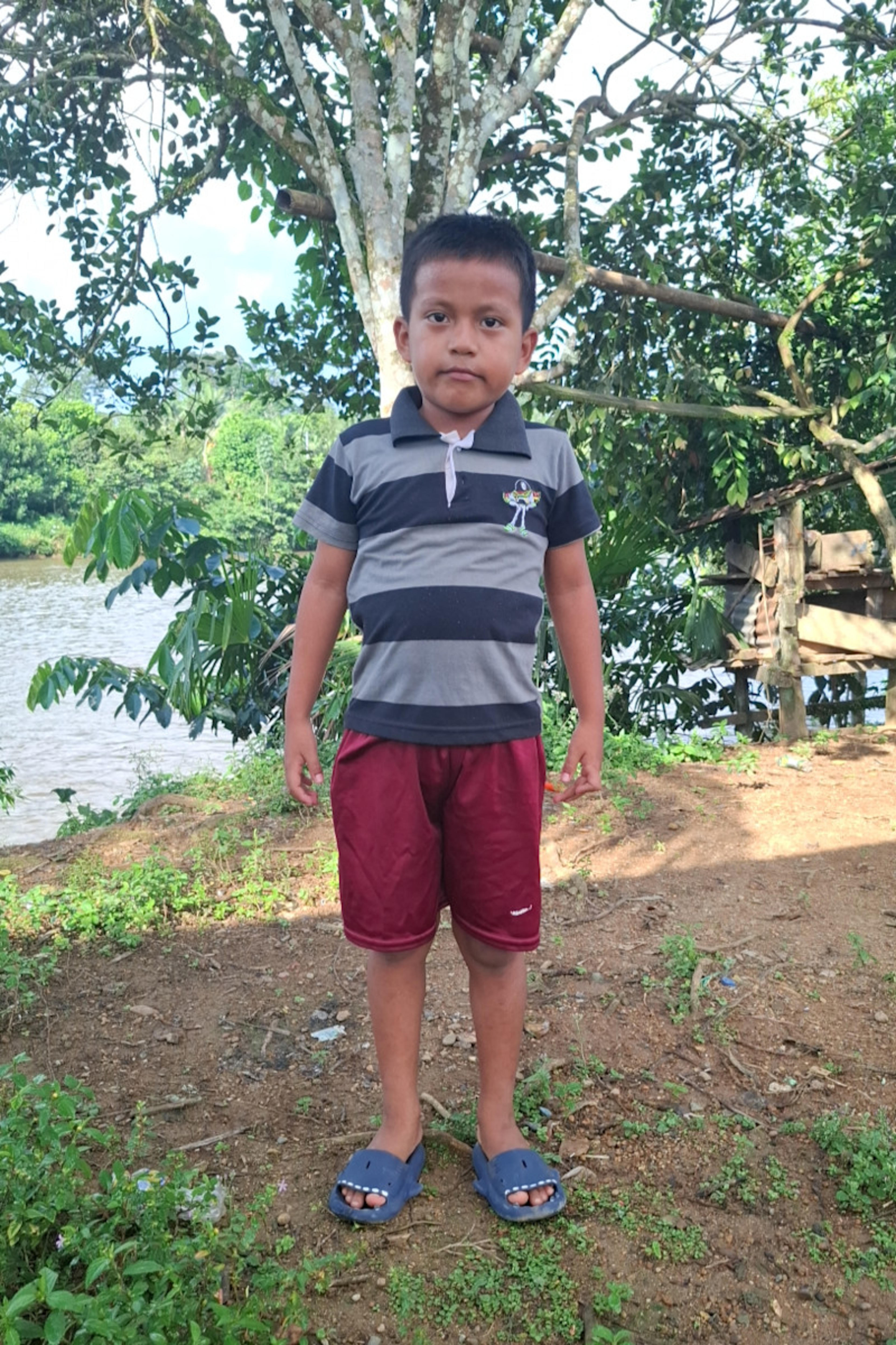 An unsponsored boy named Iam from Ecuador who has waited 577 days for a sponsor.