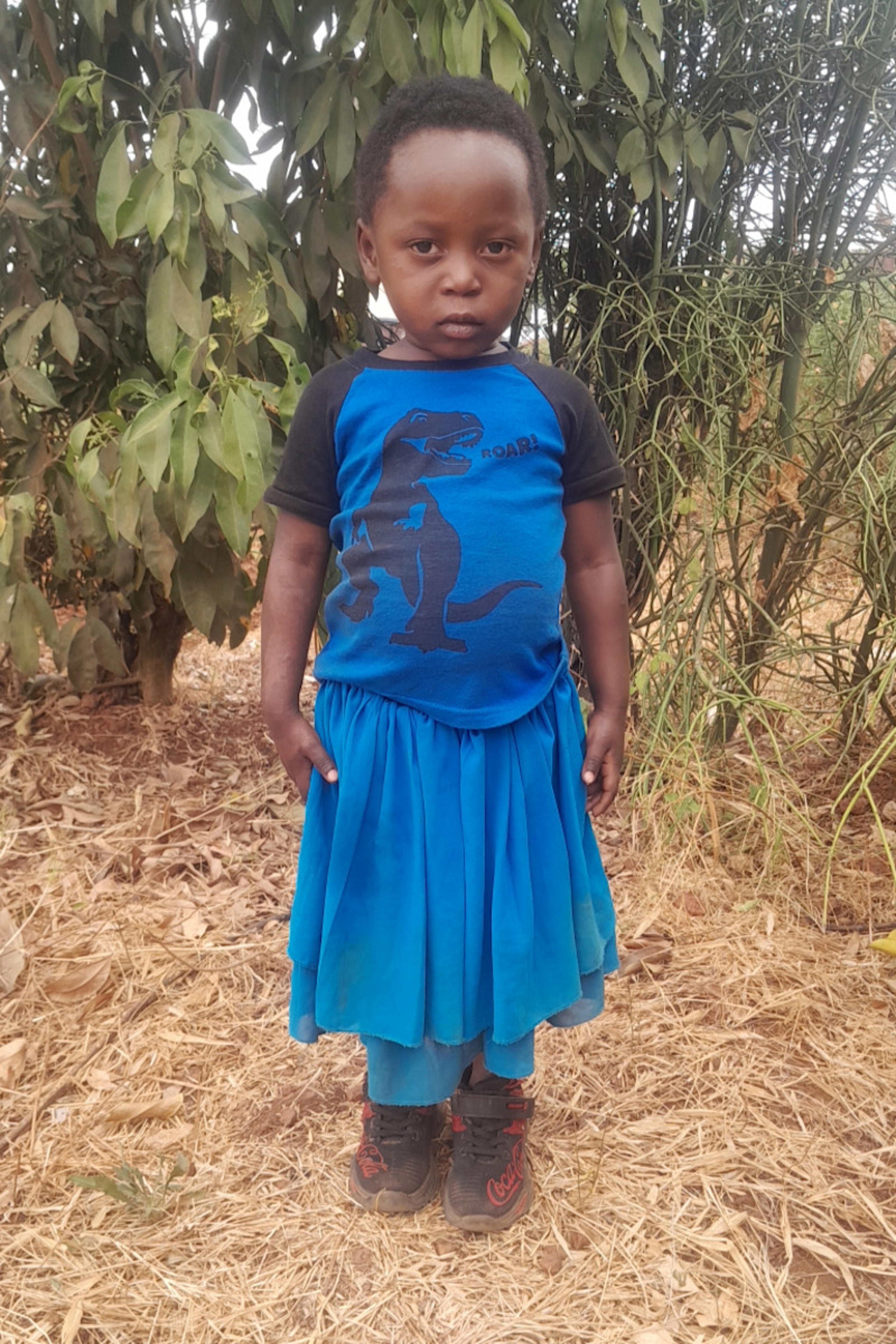 An unsponsored girl named Forever from Rwanda who lives in an AIDS-affected area, is vulnerable to exploitation and has waited 595 days for a sponsor.