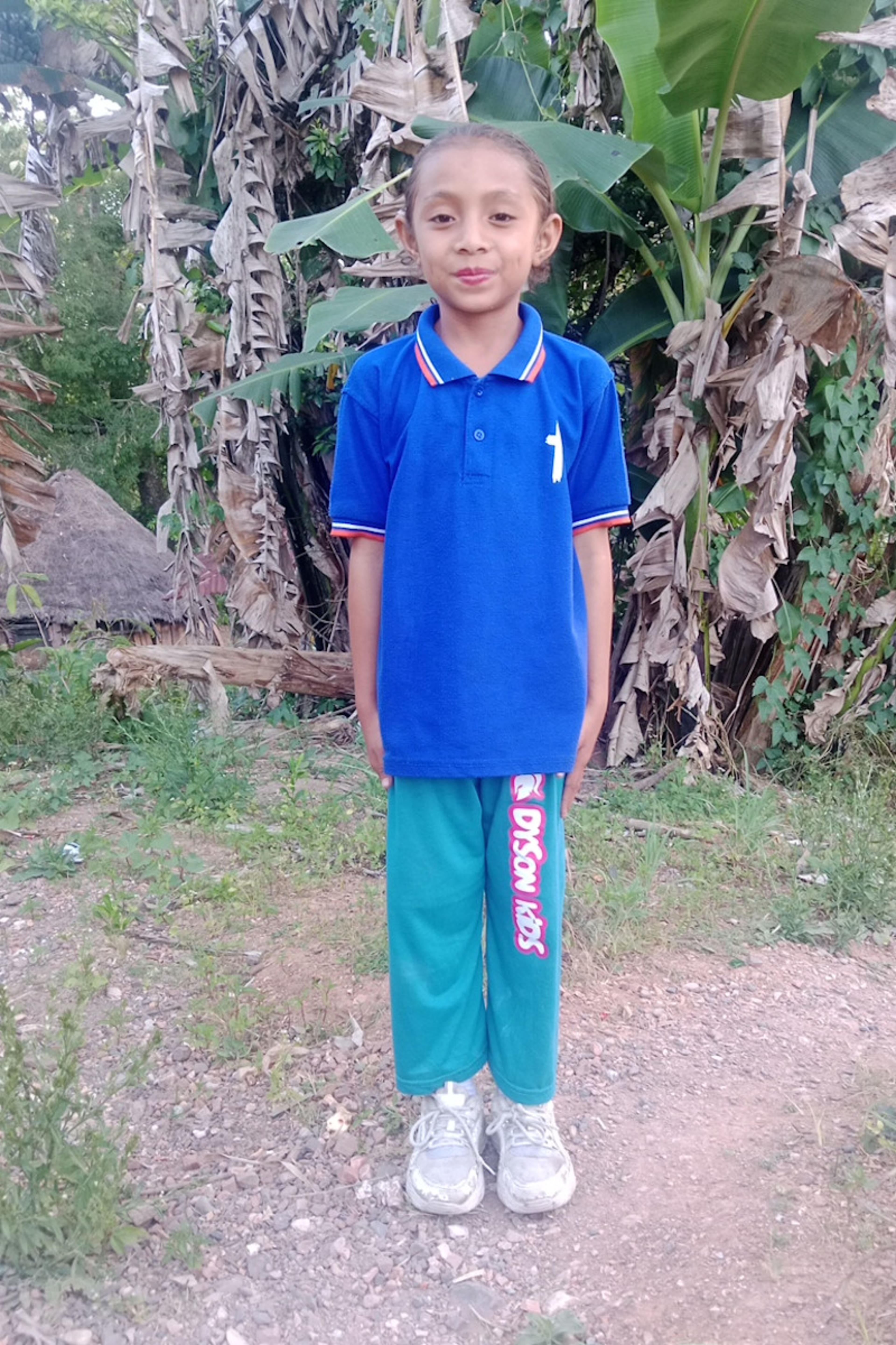 An unsponsored girl named Ella from Indonesia who has waited 610 days for a sponsor.