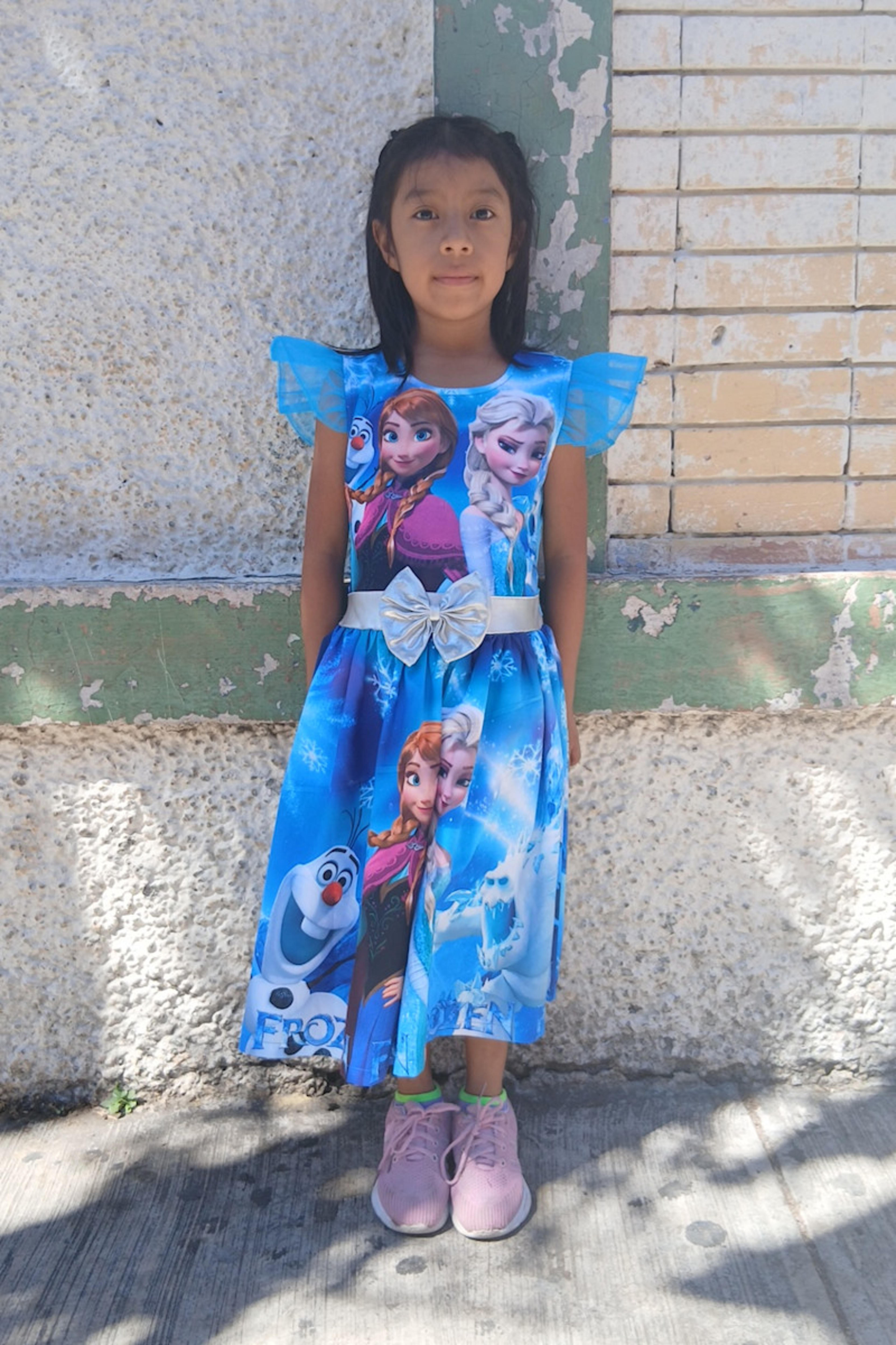 An unsponsored girl named Valentina from El Salvador who has waited 571 days for a sponsor.