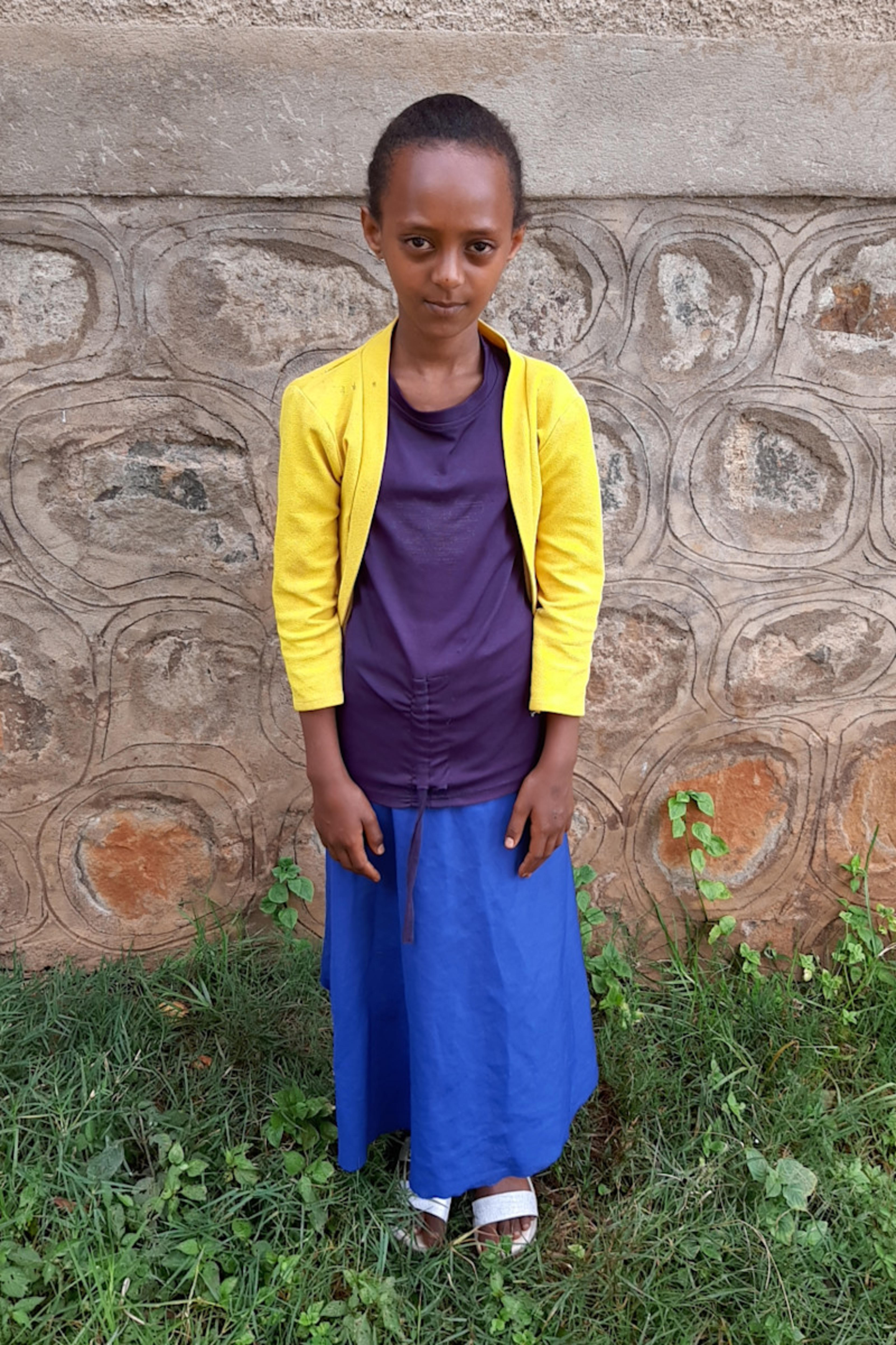 An unsponsored girl named Hayat from Ethiopia who lives in an AIDS-affected area, is vulnerable to exploitation and has waited 584 days for a sponsor.