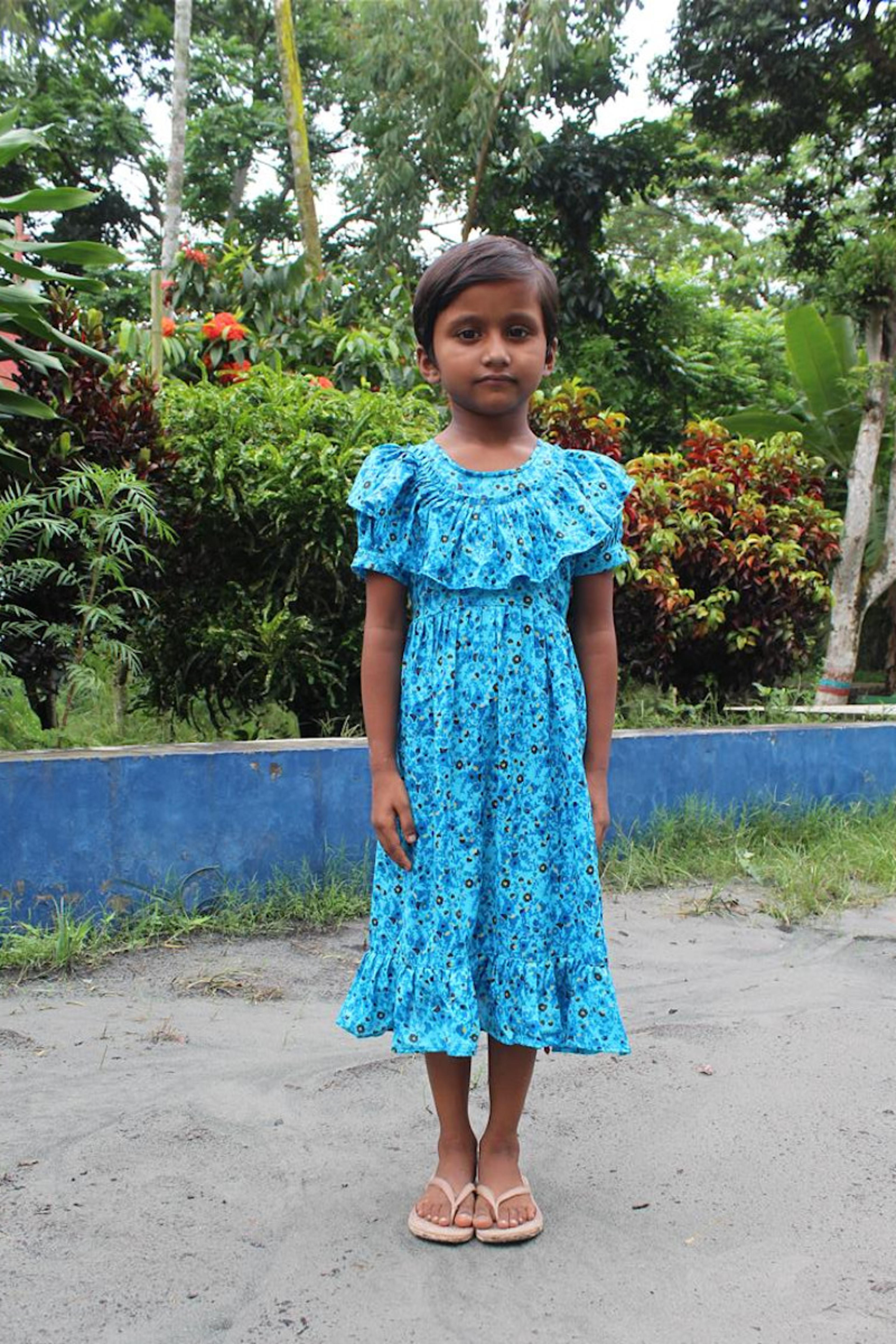 An unsponsored girl named Esha from Bangladesh who is vulnerable to exploitation and has waited 536 days for a sponsor.