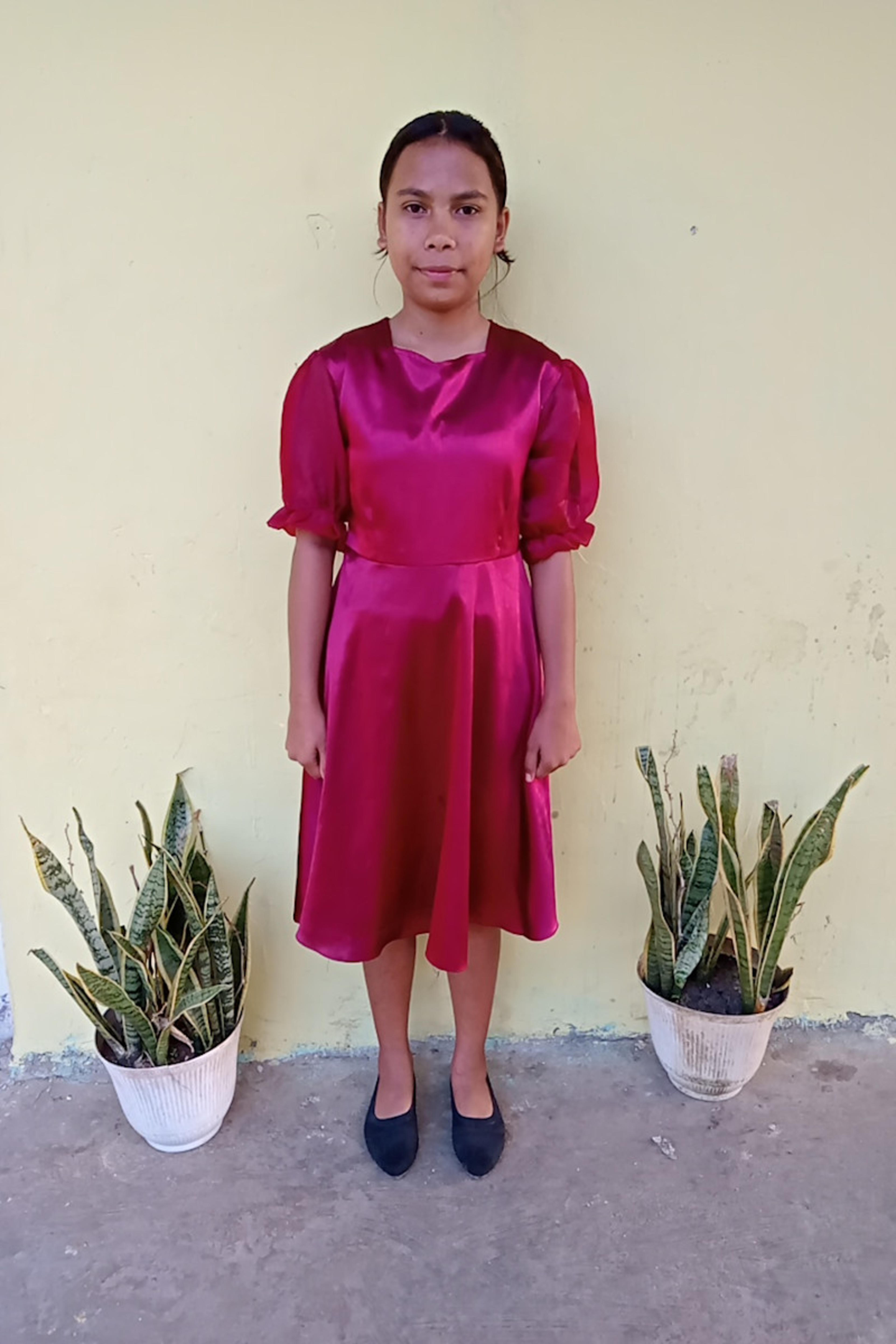 An unsponsored girl named Nike from Indonesia who has waited 507 days for a sponsor.