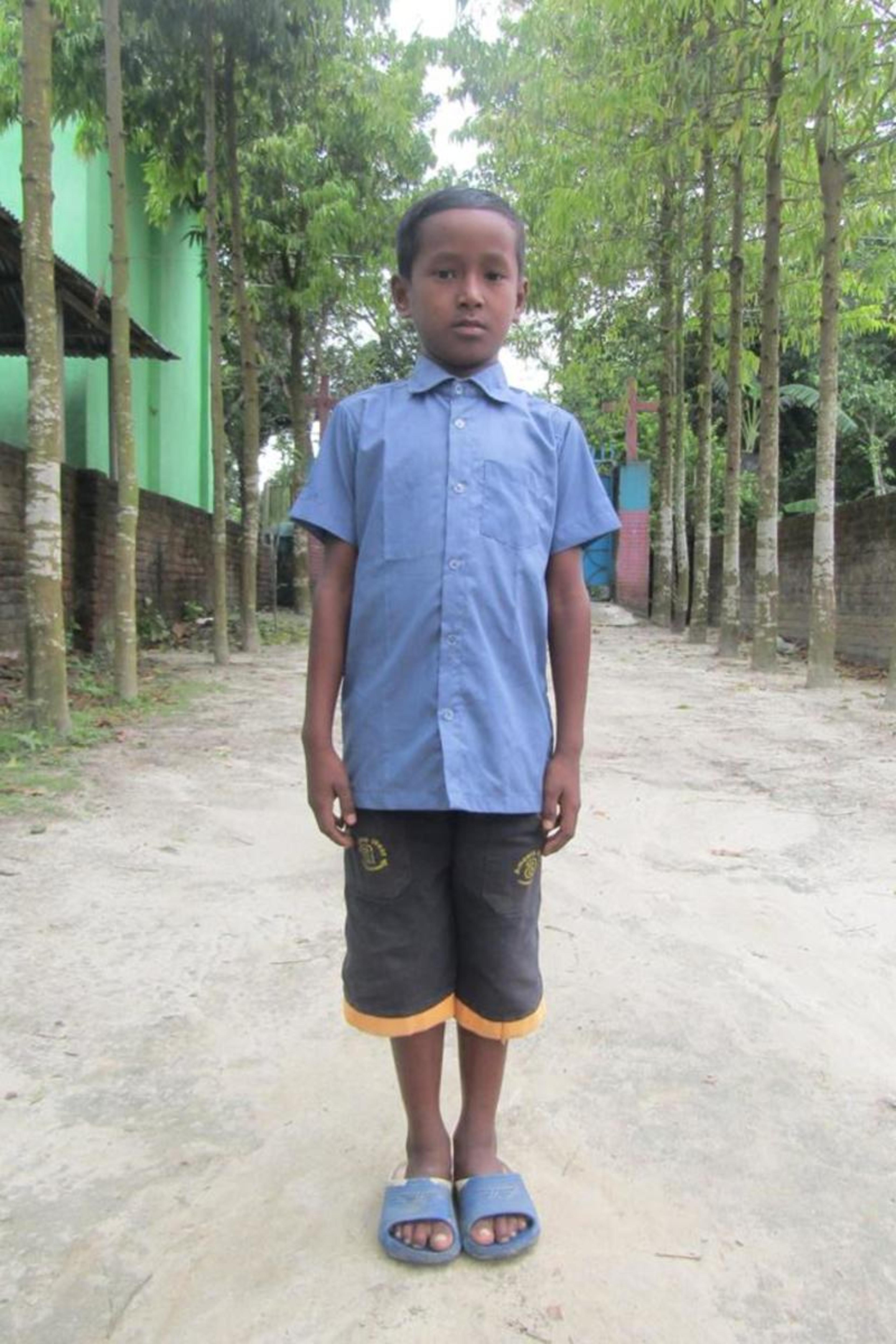An unsponsored boy named Korno from Bangladesh who is vulnerable to exploitation and has waited 659 days for a sponsor.