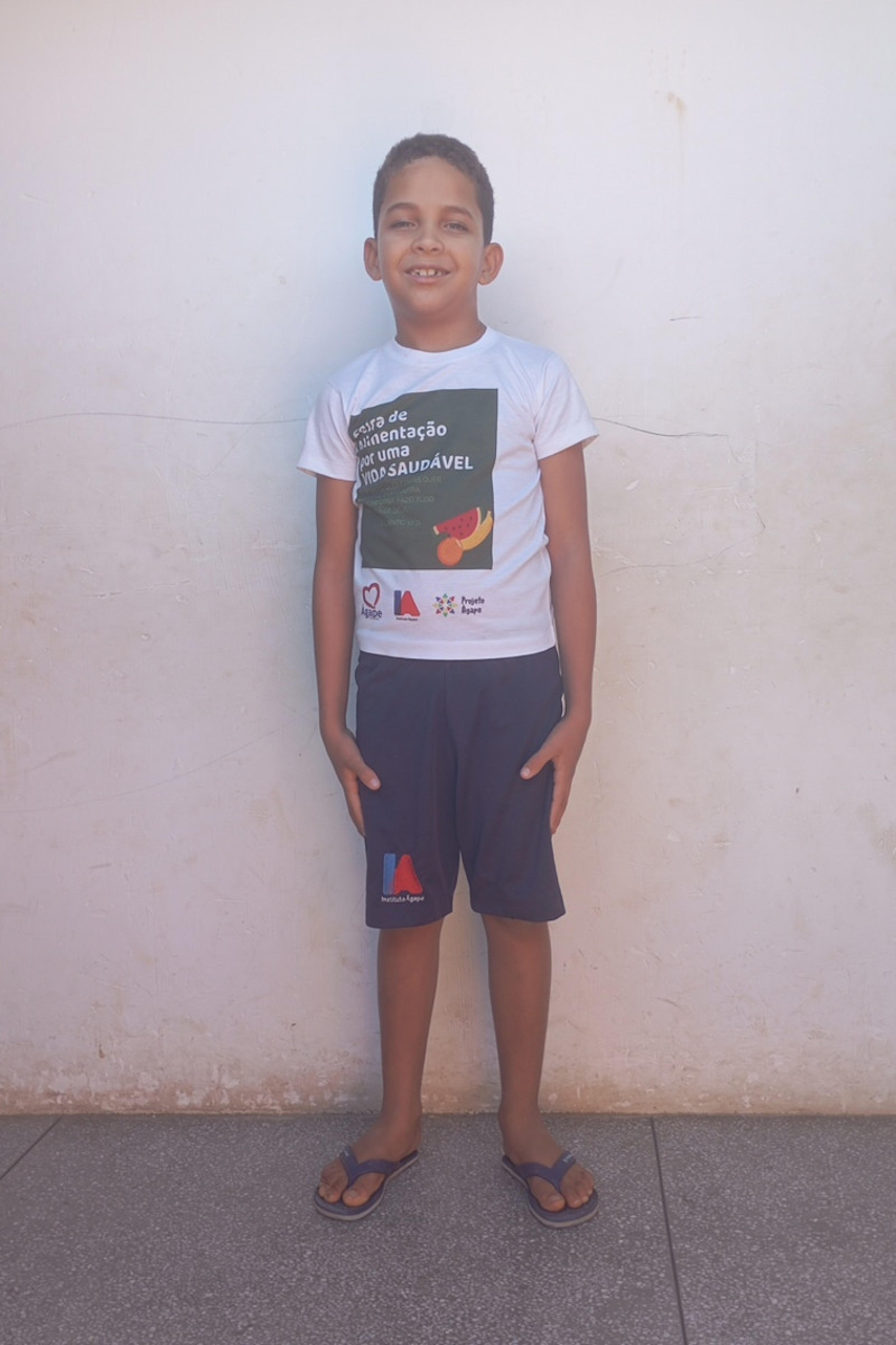An unsponsored boy named Samuel from Brazil who has waited 552 days for a sponsor.