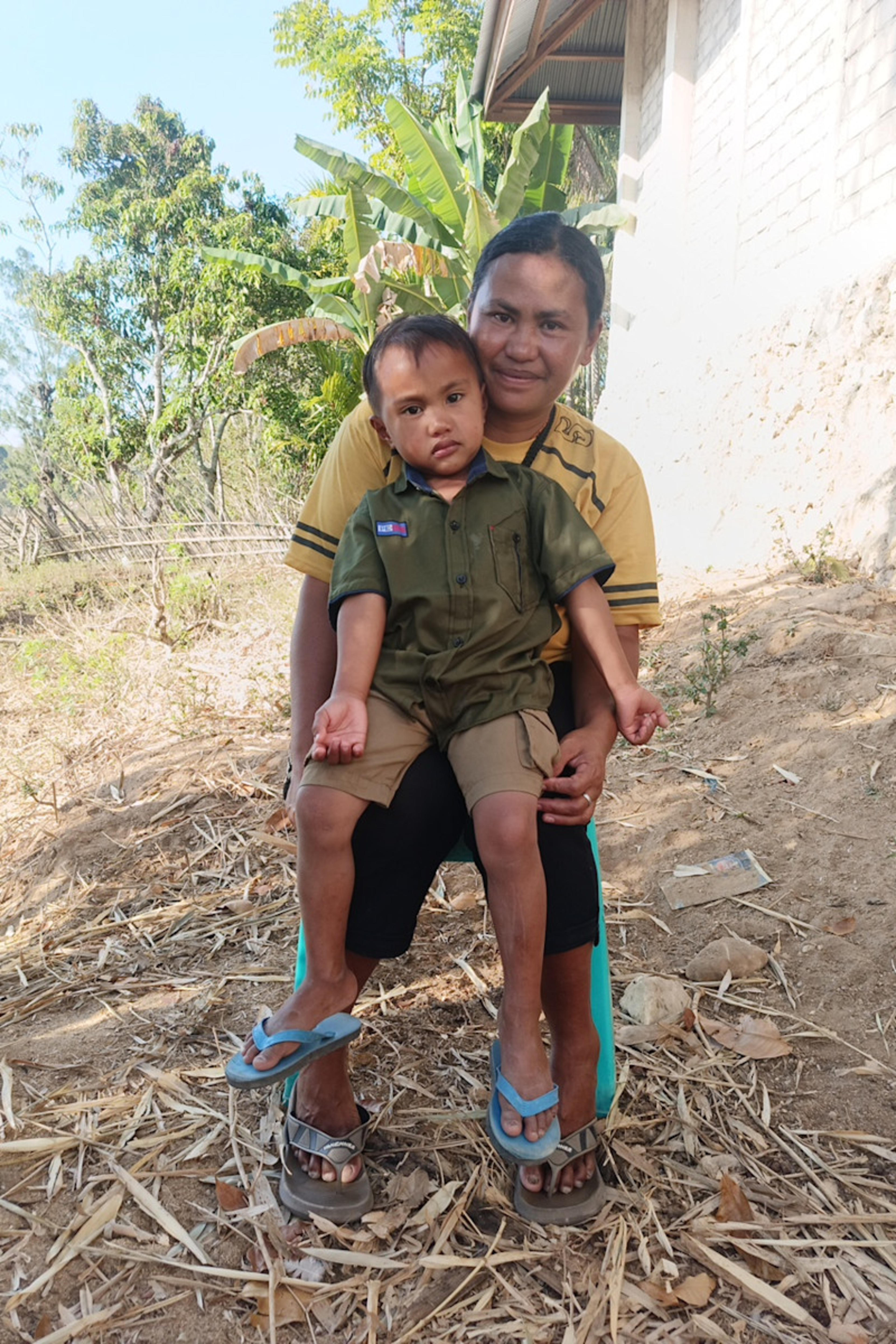An unsponsored boy named Andra from Indonesia who has waited 555 days for a sponsor.