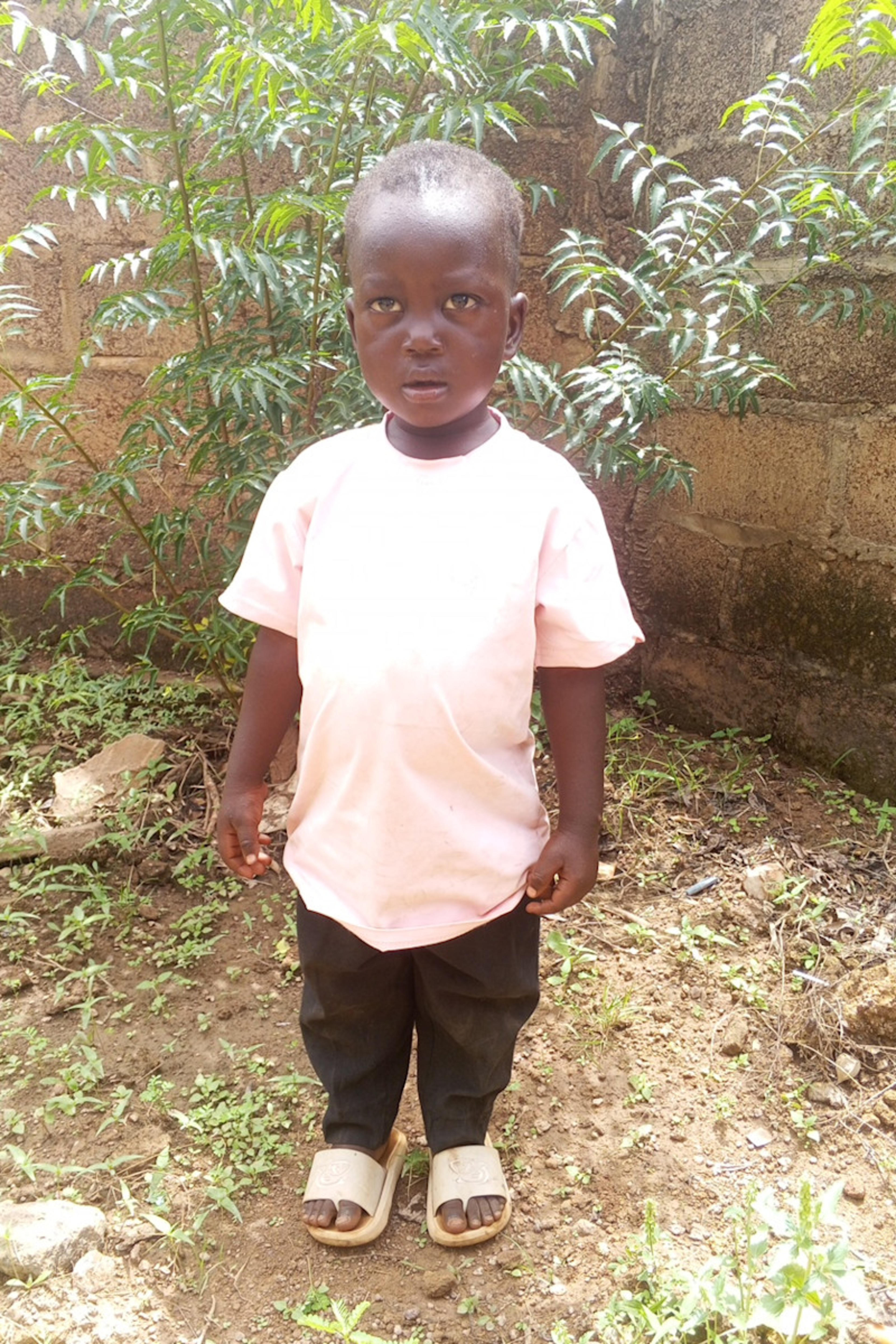 An unsponsored boy named Frédéric from Burkina Faso who lives in an AIDS-affected area, is vulnerable to exploitation and has waited 629 days for a sponsor.