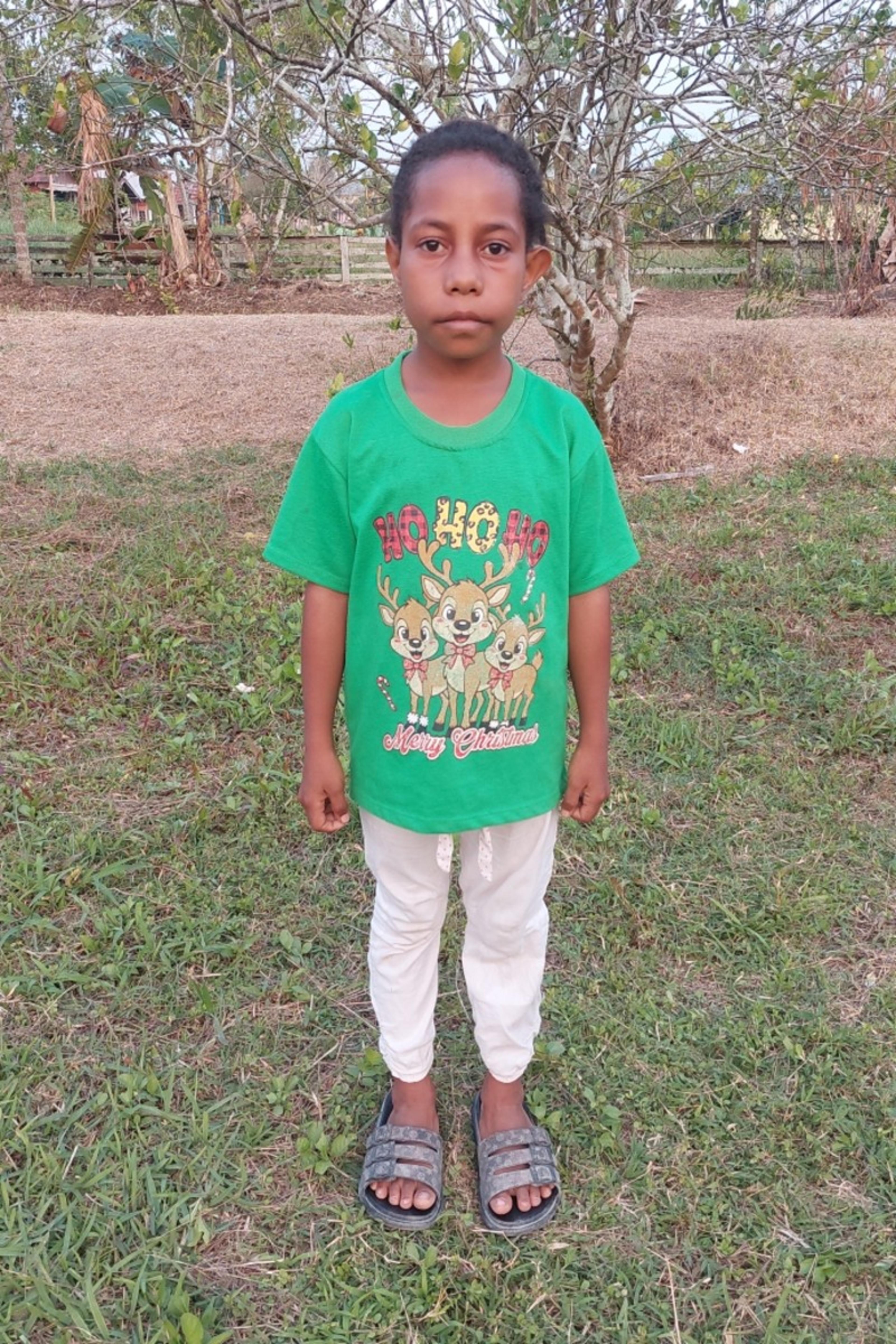 An unsponsored girl named Melda from Indonesia who has waited 584 days for a sponsor.