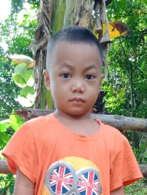An unsponsored boy named Vin from Philippines who has waited 589 days for a sponsor
