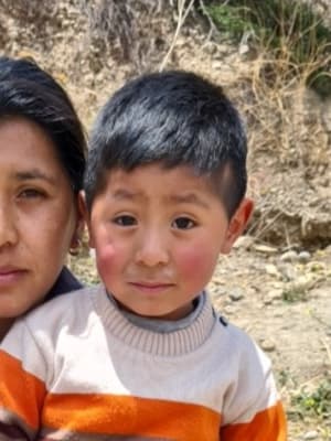An unsponsored boy named Demian from Bolivia who has waited 409 days for a sponsor
