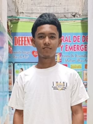 An unsponsored boy named German from Colombia who has waited 411 days for a sponsor