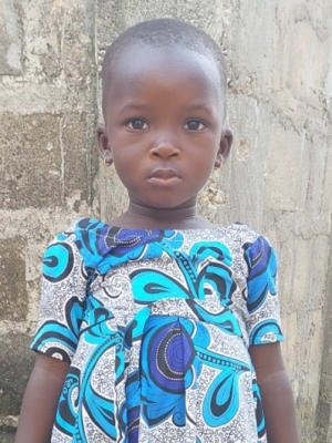 An unsponsored girl named Pascaline from Togo who lives in an AIDS-affected area, is vulnerable to exploitation and has waited 524 days for a sponsor