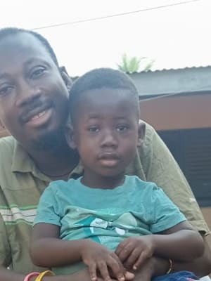 An unsponsored boy named Jonatha from Ghana who lives in an AIDS-affected area and has waited 519 days for a sponsor
