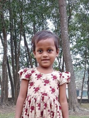 An unsponsored girl named Ananya from Bangladesh who is vulnerable to exploitation and has waited 477 days for a sponsor