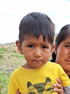 An unsponsored boy named Benjamin from Bolivia who has waited 440 days for a sponsor