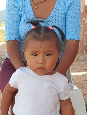 An unsponsored girl named Jharitza from Bolivia who has waited 450 days for a sponsor