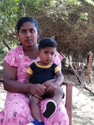 An unsponsored boy named Ashvith from Sri Lanka who has waited 451 days for a sponsor
