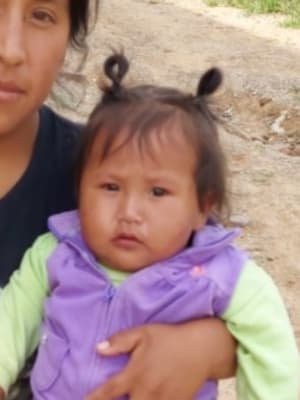 An unsponsored girl named Itzel Dayana from Bolivia who has waited 445 days for a sponsor