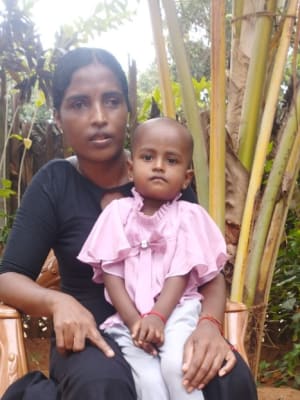 An unsponsored girl named Darsika from Sri Lanka who has waited 431 days for a sponsor