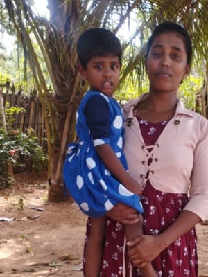 An unsponsored girl named Yukinthiny from Sri Lanka who has waited 430 days for a sponsor