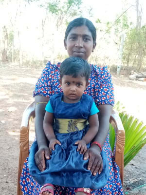 An unsponsored girl named Ovisha from Sri Lanka who has waited 421 days for a sponsor