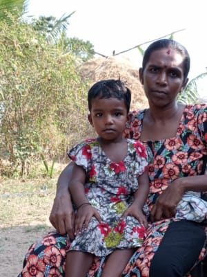 An unsponsored girl named Kayansi Kebola from Sri Lanka who has waited 427 days for a sponsor