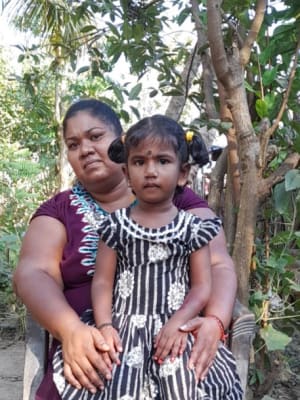 An unsponsored girl named Thanvika from Sri Lanka who has waited 408 days for a sponsor