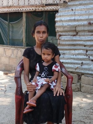 An unsponsored girl named Viyanka from Sri Lanka who has waited 426 days for a sponsor