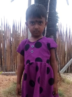 An unsponsored girl named Kiruthisha thishani dias from Sri Lanka who has waited 424 days for a sponsor